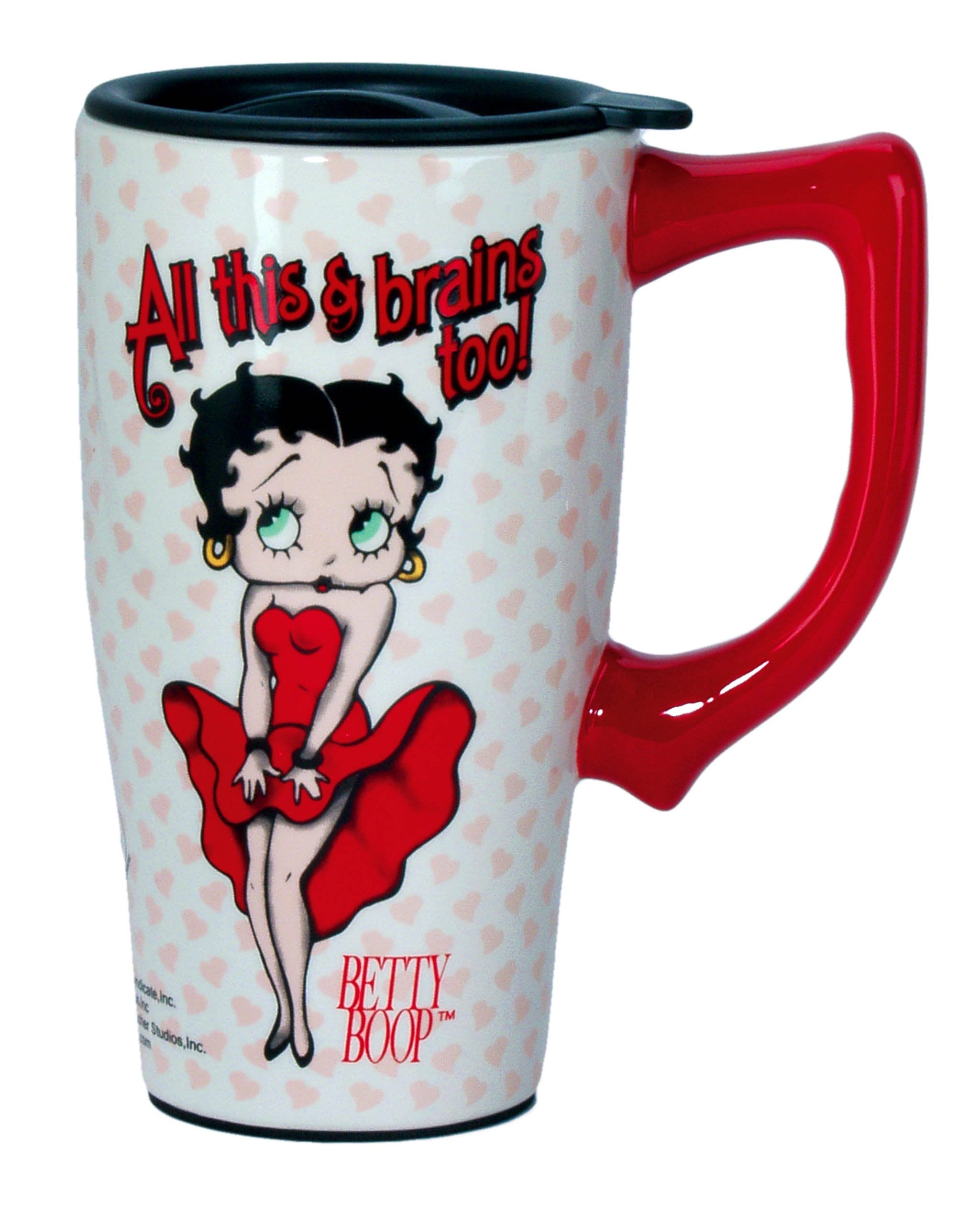 Spoontiques Betty Boop Travel Mug, 18 Ounces