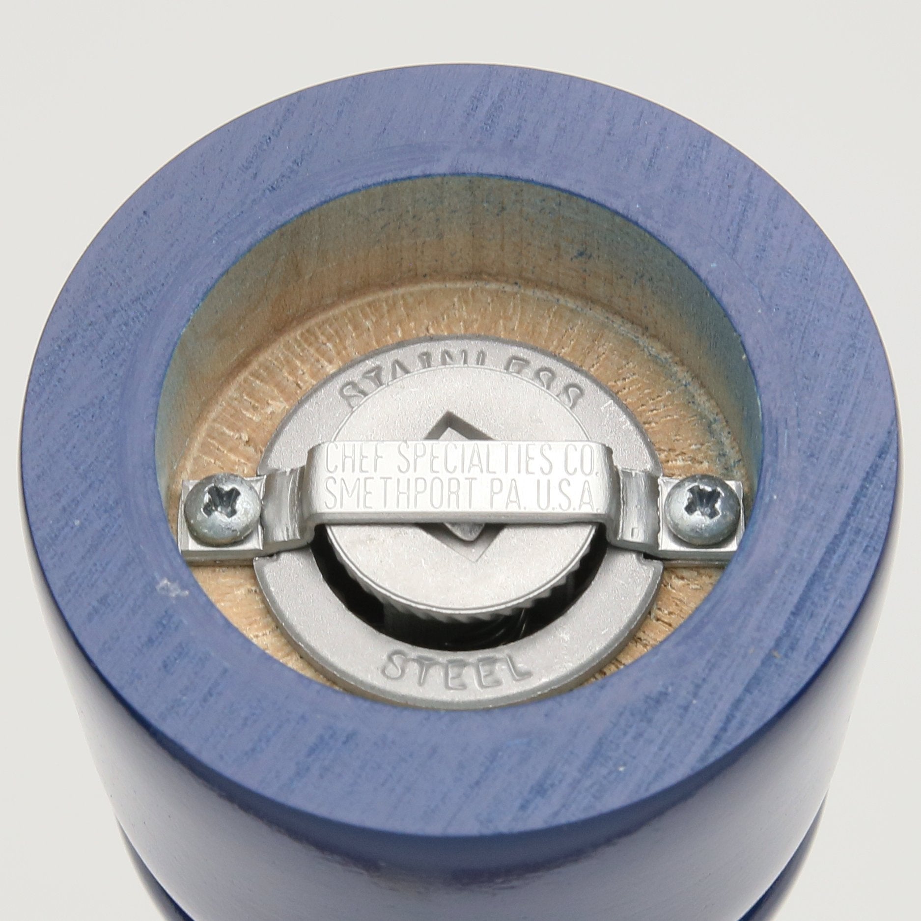 Chef Specialties 8 Inch Windsor Pepper Mill - Cobalt Blue - Made In Usa