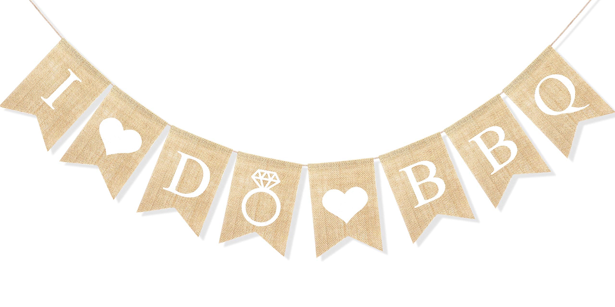 Uniwish I Do Bbq Banner Garland Wedding Engagement Bridal Shower Decorations Rustic Bride To Be Sign Bachelorette Party Photo Pr