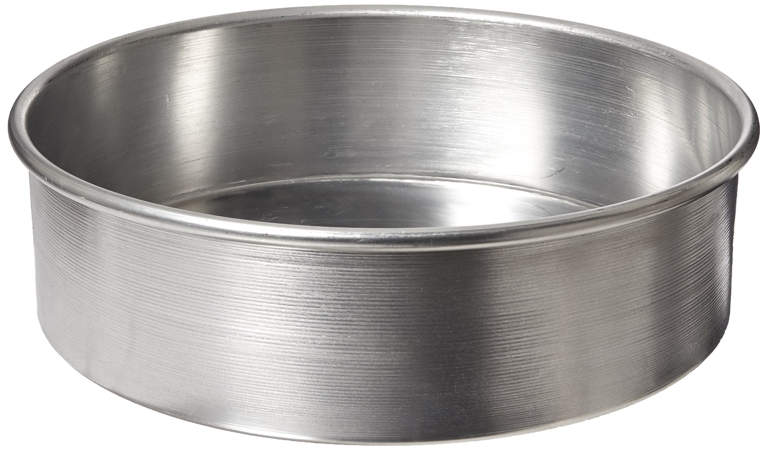 American Metalcraft, Inc. American Metalcraft 3810 Aluminum Cake Pan, Silver, 10-Inch Diameter