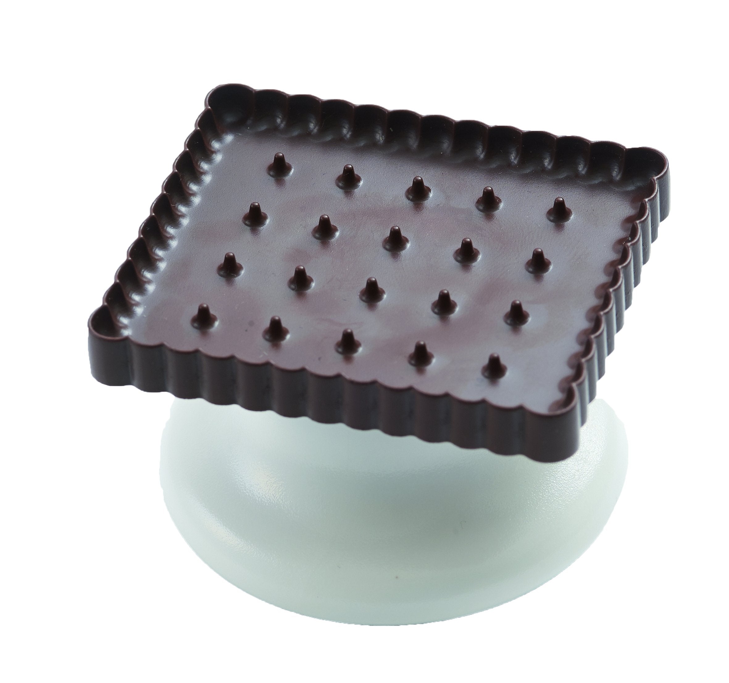 Silikomart 22.161.77.0065 Kit for Preparing Biscuits Topped with Chocolate  Brown and White