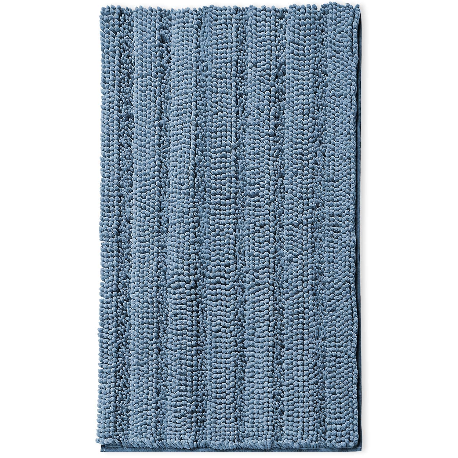 Clara Clark Chenille Bathroom Rugs, Ultra Soft Plush Shaggy Bath Mats For Bathroom, Machine Washable Non Slip Backing Rubber Bat