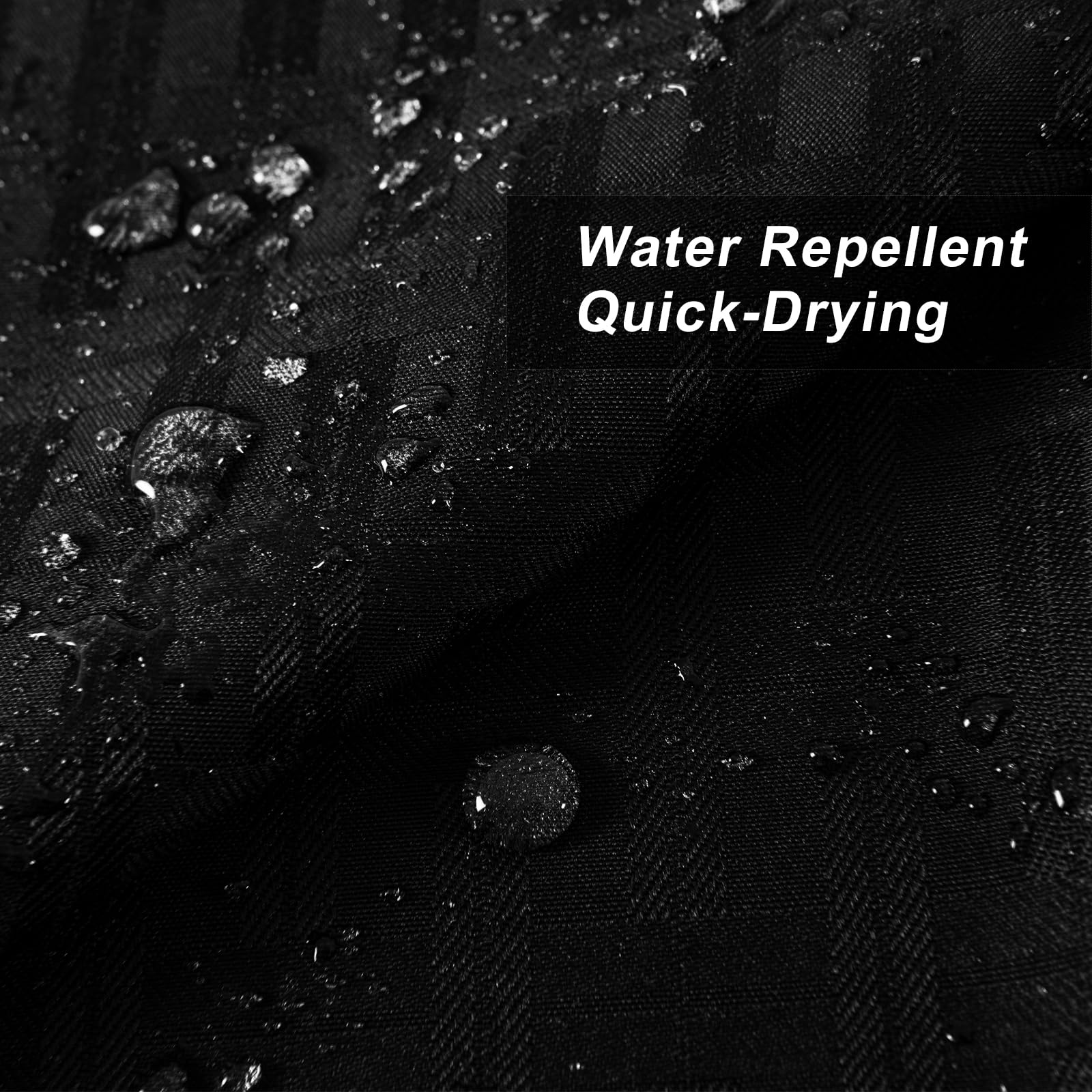 Pangsinne Black Shower Curtain 230Gsm Heavy Duty Bathroom Shower Curtains, Weighted Fabric Shower Curtains For Hotel Spa Luxury