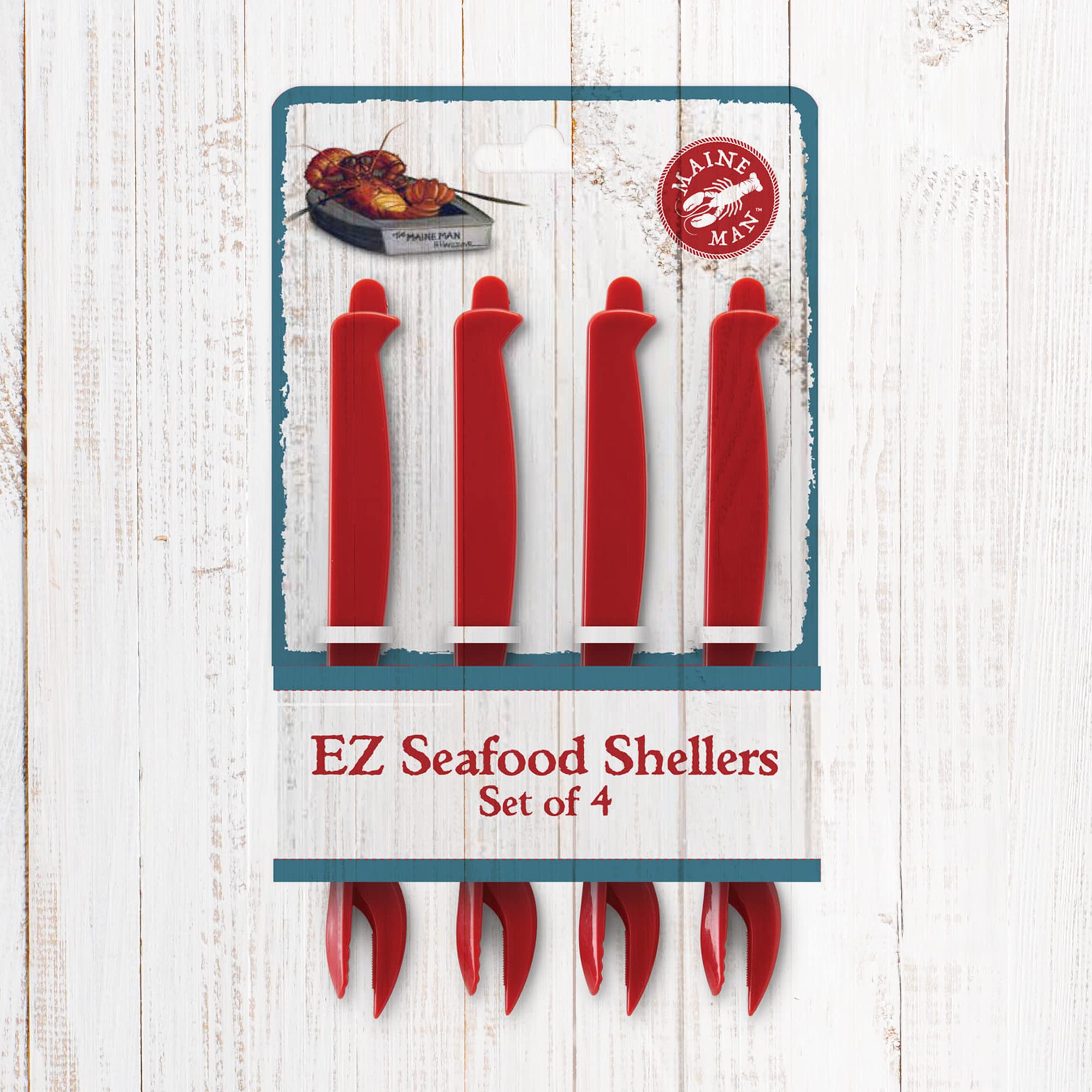 Maine Man Ez Seafood Shellers, Set Of 4