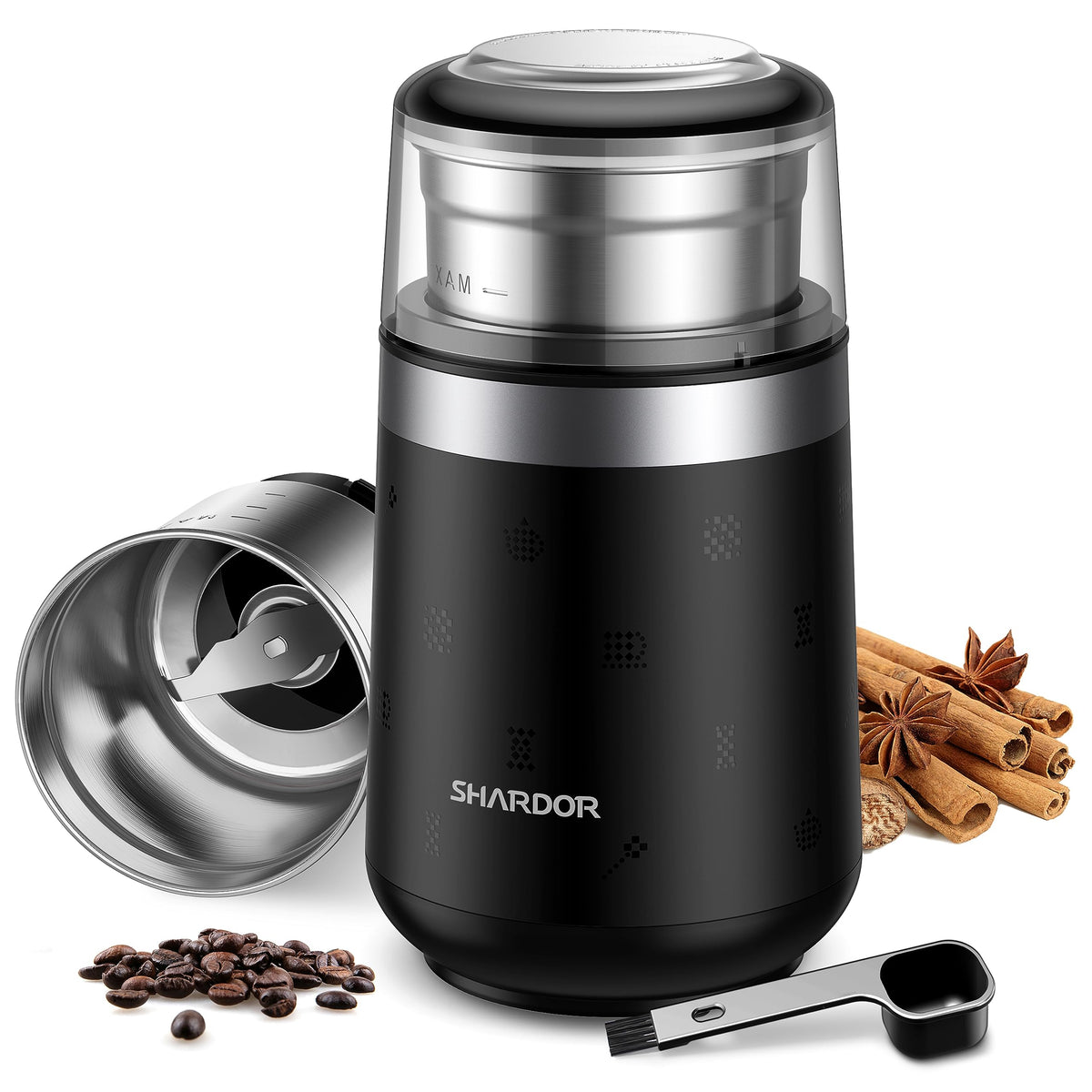 Shardor Super Silent Coffee Grinder Electric, Herb Grinder, Spice Grin ...