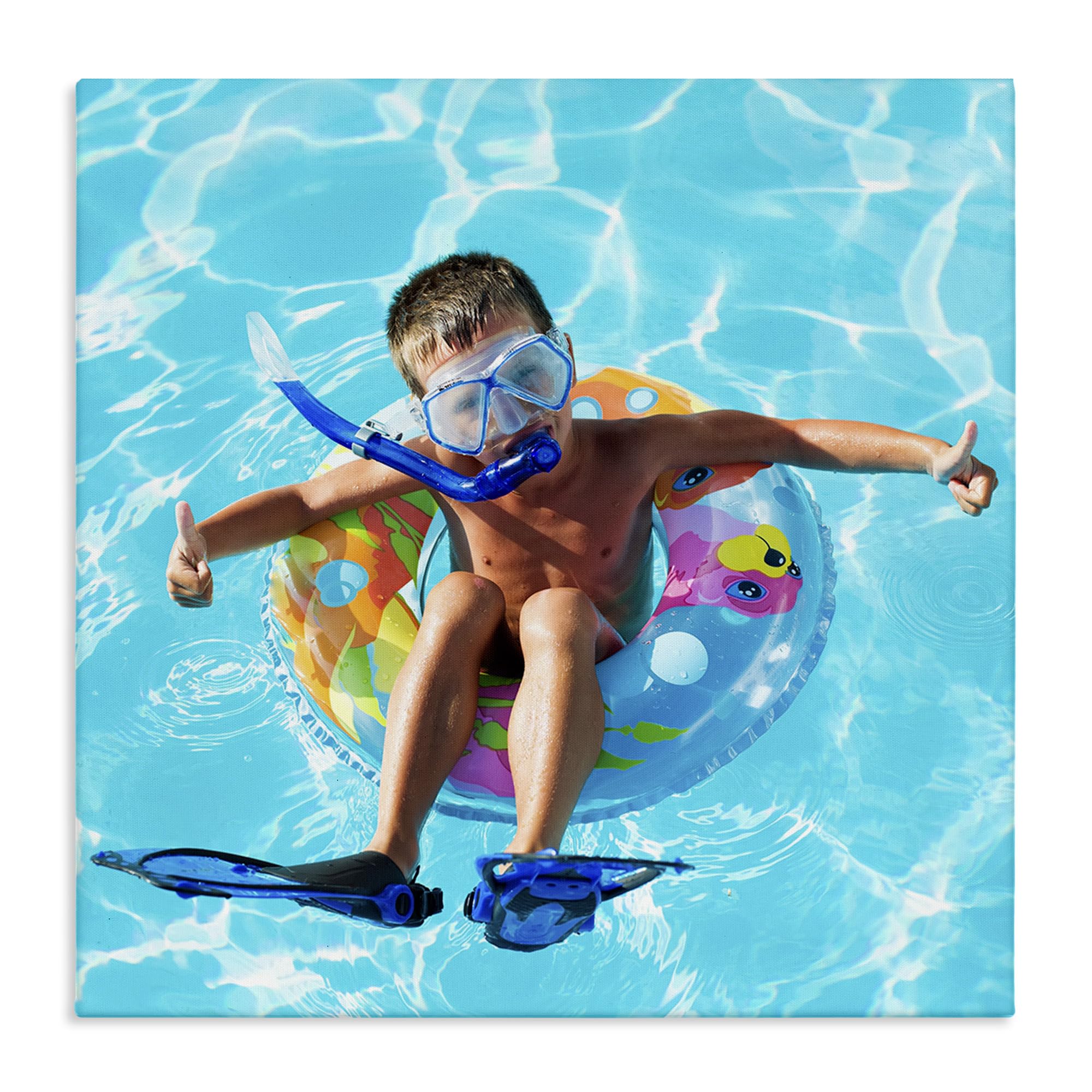 Stupell Industries Personalized Custom Print Square Canvas Wall Art