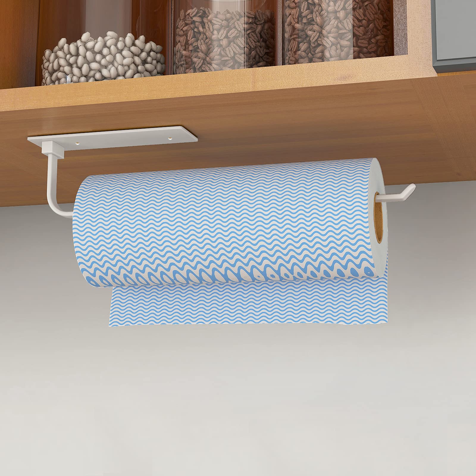 Paper Towel Holder Under Cabinets, Self-Adhesive And Drilled Paper Towel Holder Available, Wall Mounted, 12.2 ''Stainless Steel