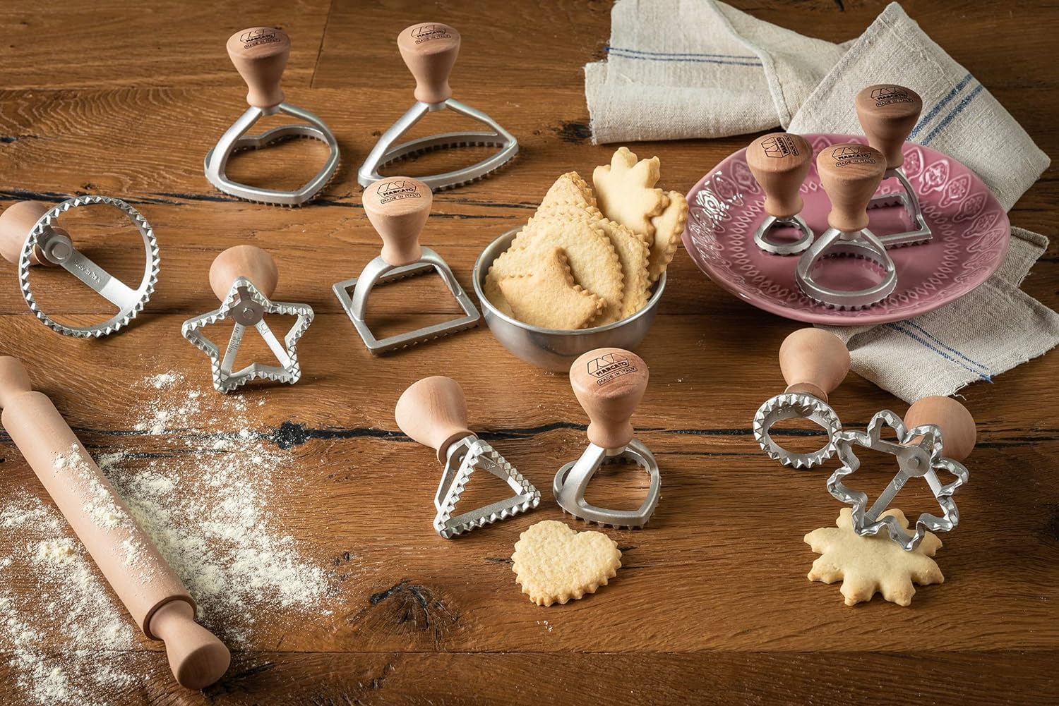 Marcato Made In Italy Ravioli Stamp, Heart 5Cm