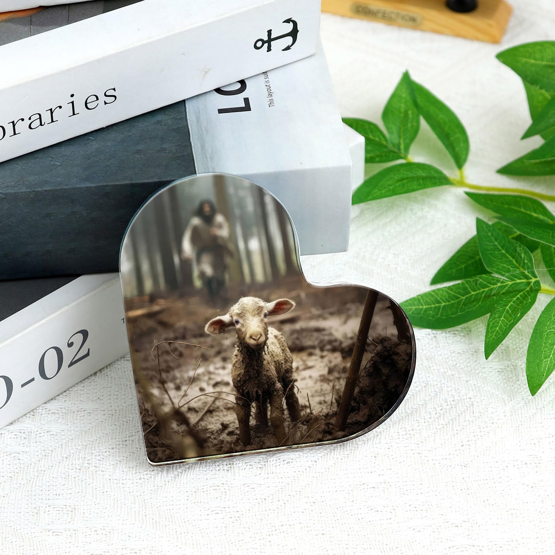 Christian Jesus and Lamb Decor ,Spiritual Thank you Gifts for catholic Women,christians ,Mom,Sister,Friends,Mother  s, Female Co