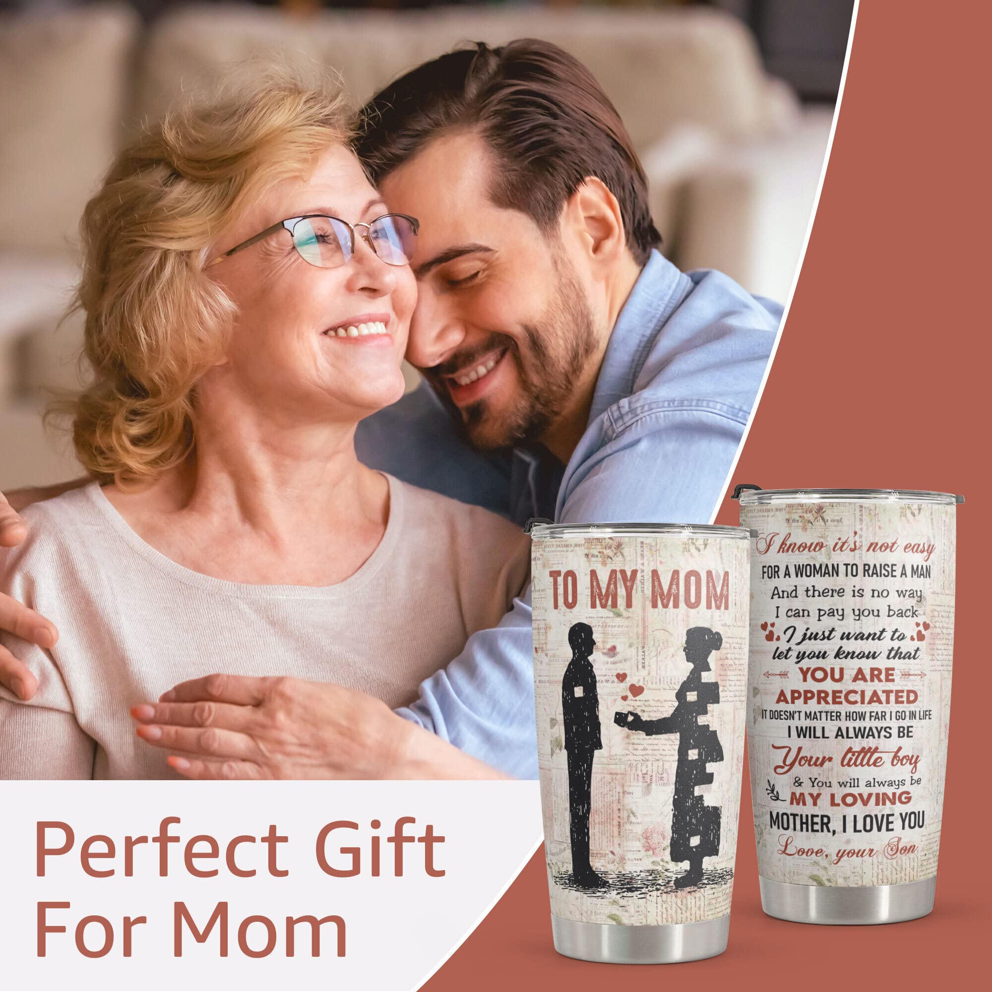 Macorner Gift For Mom From Son - Birthday Gifts For Mom & Christmas Gifts From Son - Mom Gifts From Kids Mothers Day Gifts For W