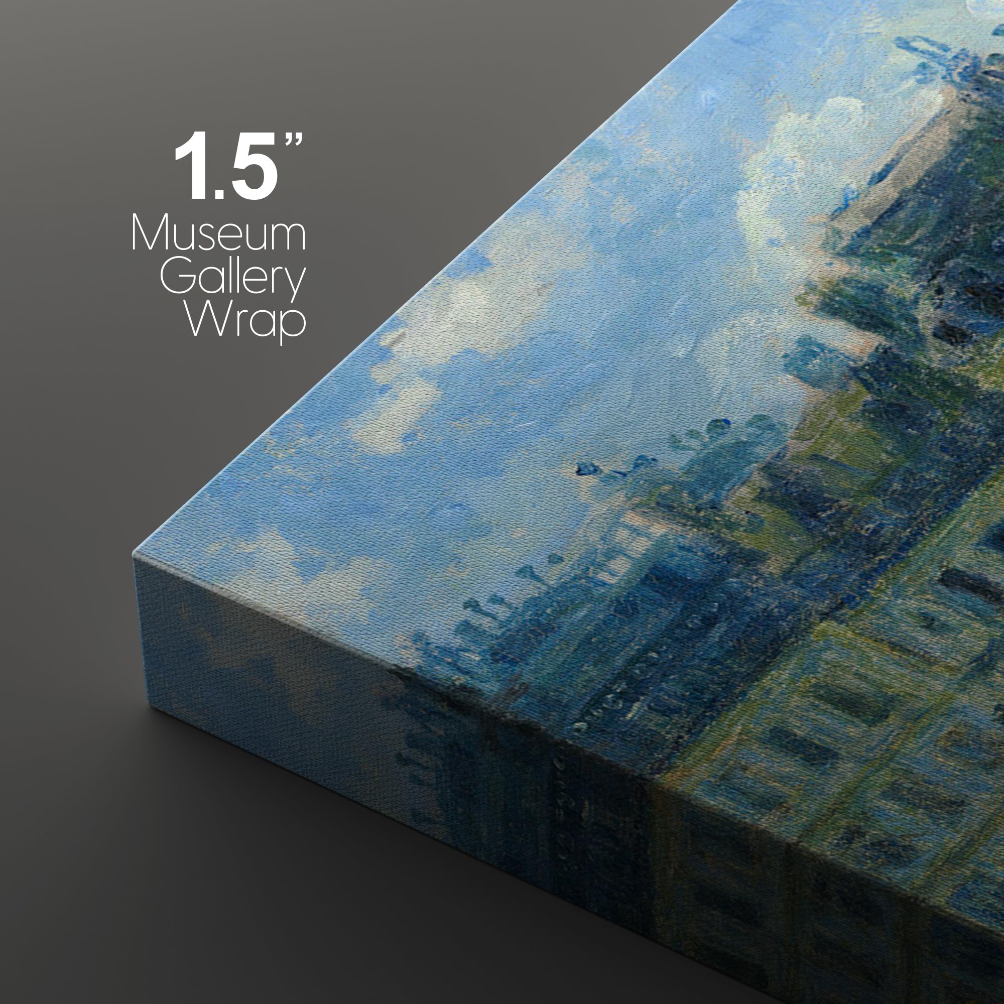 Wall26 Framed Wall Art Print Set Pont Neuf, Paris By Pierre Auguste Renoir Historic Cultural Illustrations Fine Art Chic Scenic