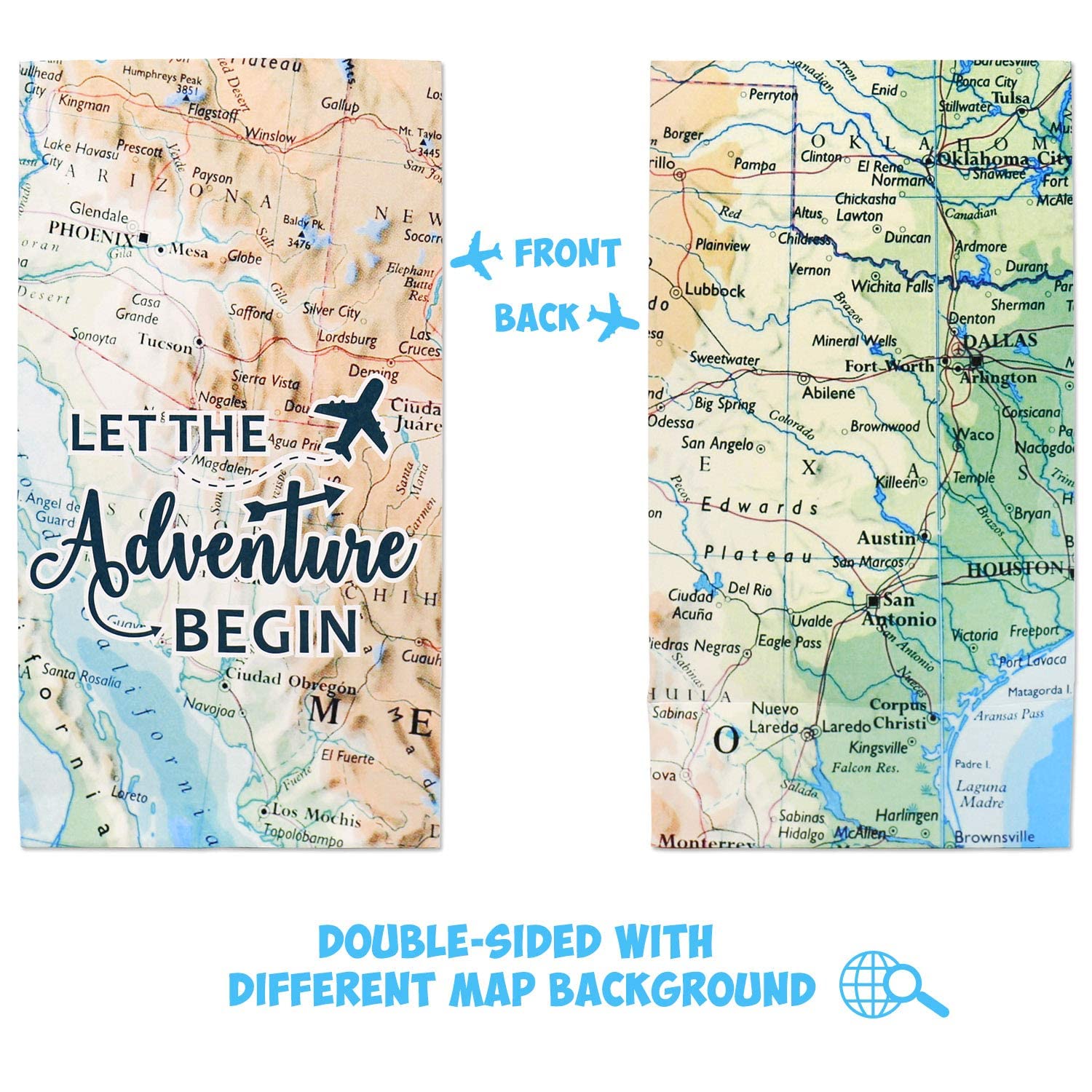 24 Pack Adventure Themed Party Favor Bags Let The Adventure Begins Gift Bags Adventure Awaits Bon Voyage Travel Farewell Themed