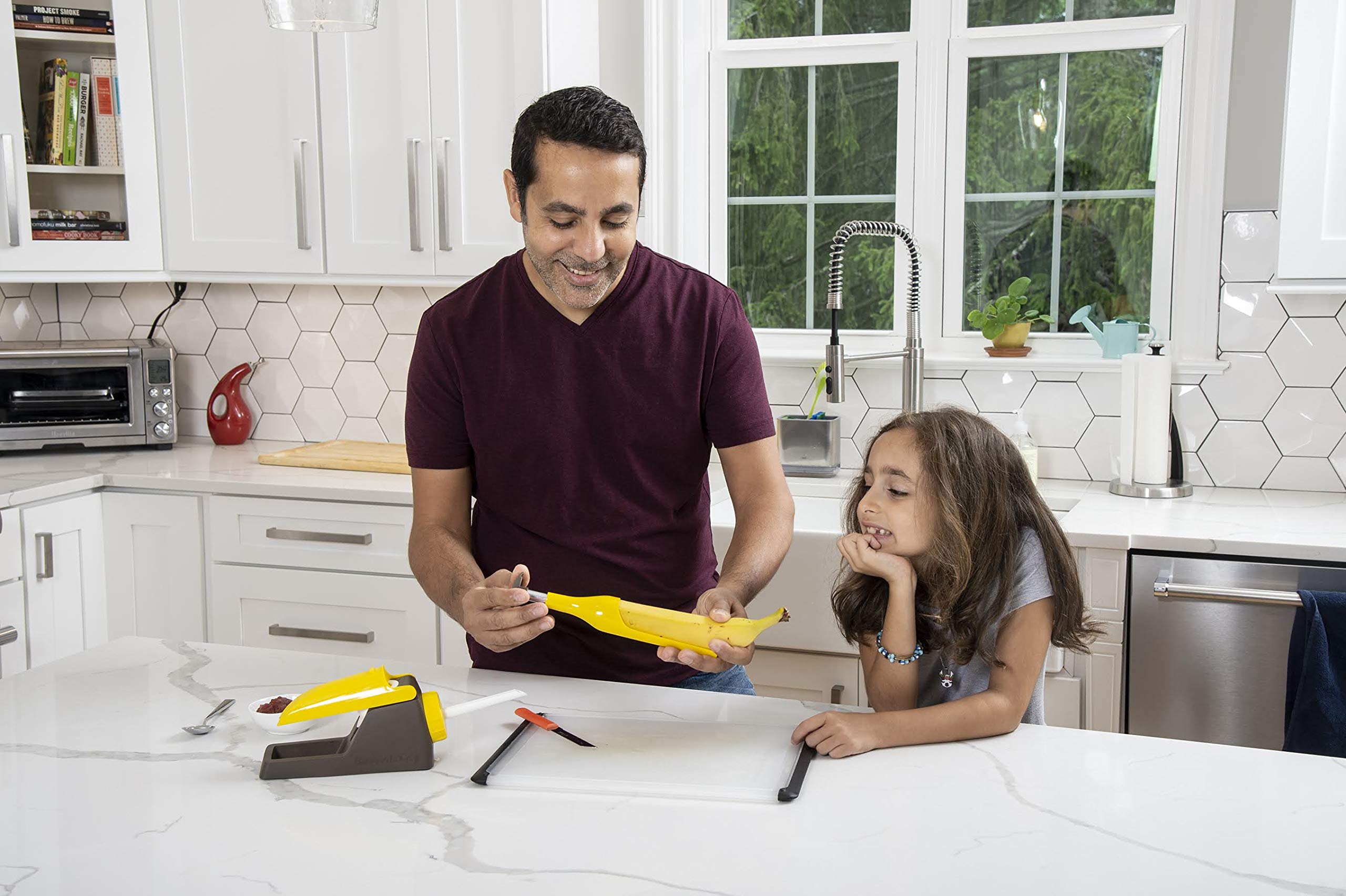 Banana Loca Kitchen Gadget - Core & Fill A Banana While Still In Its Peel