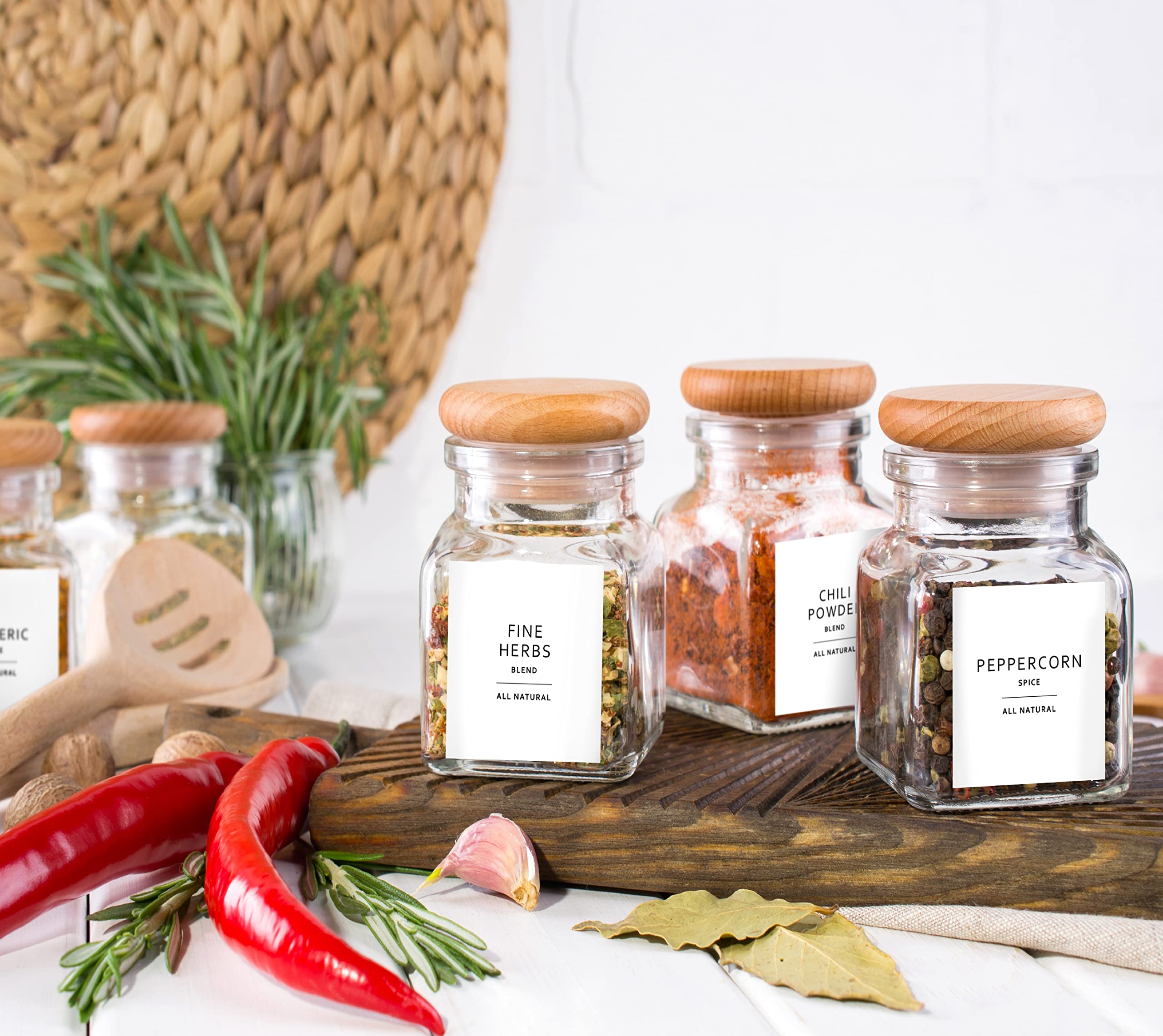 Dekluttr Minimalist Labels Set (Spices 1)