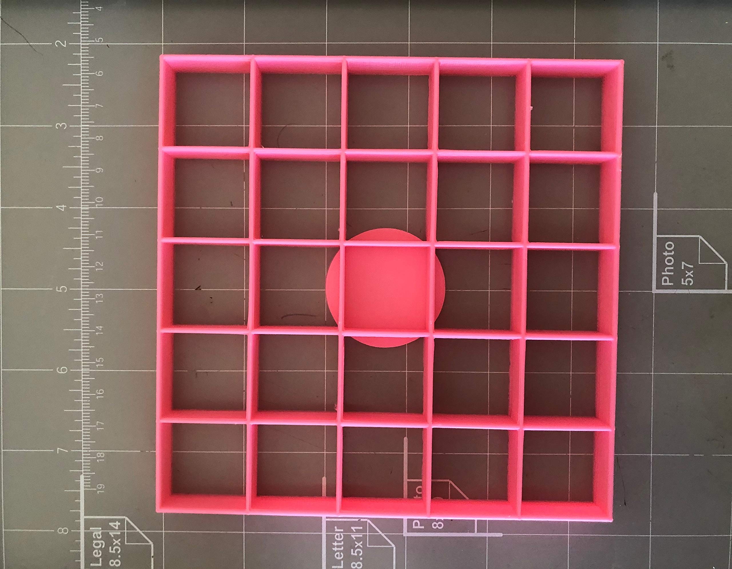 25 X1'' Size Squares Multi Cookie Cutter (5 X 5 In)
