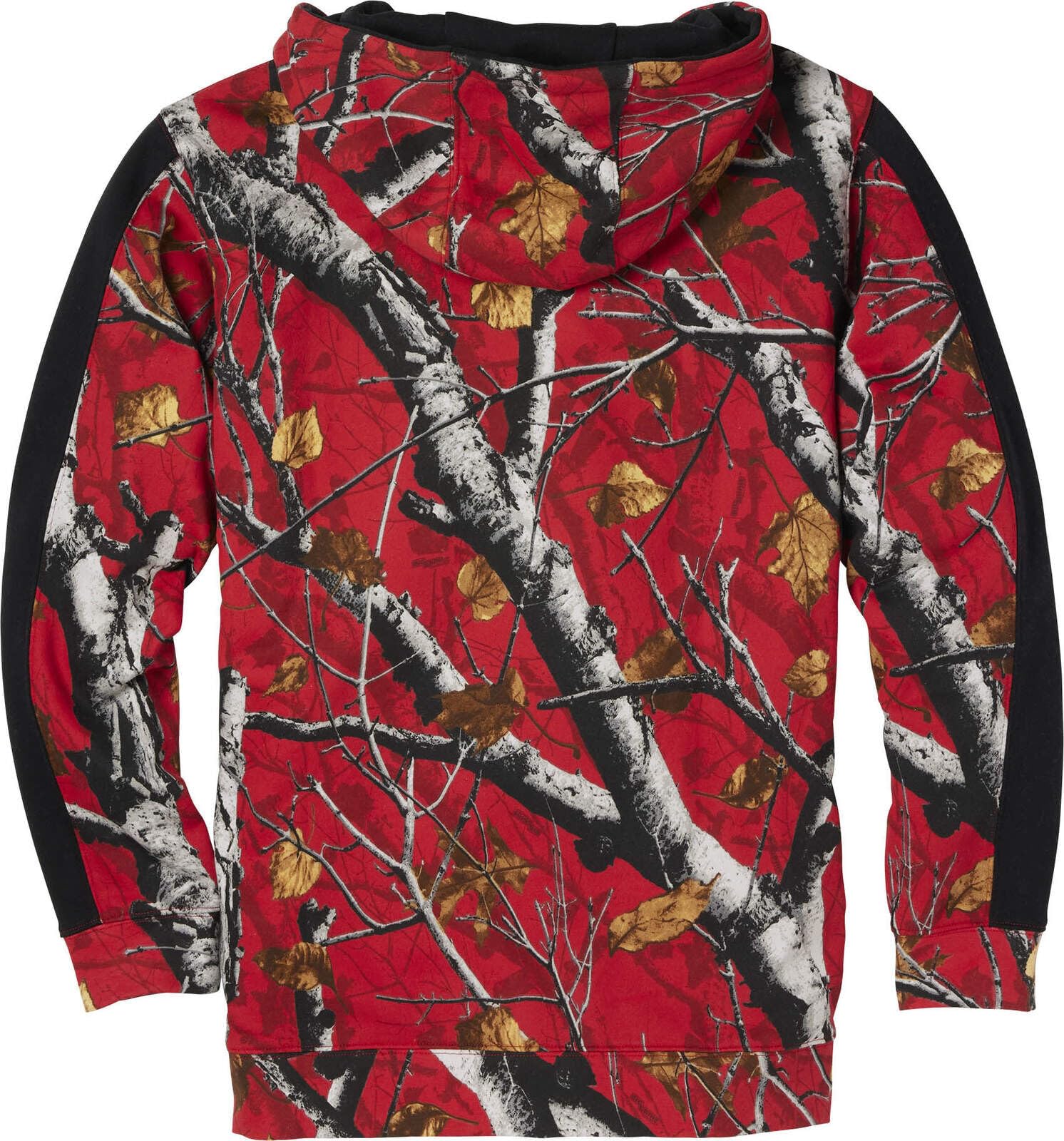 Legendary Whitetails Mens Size Camo Outfitter Hoodie, Red Big Game, X-Large Tall