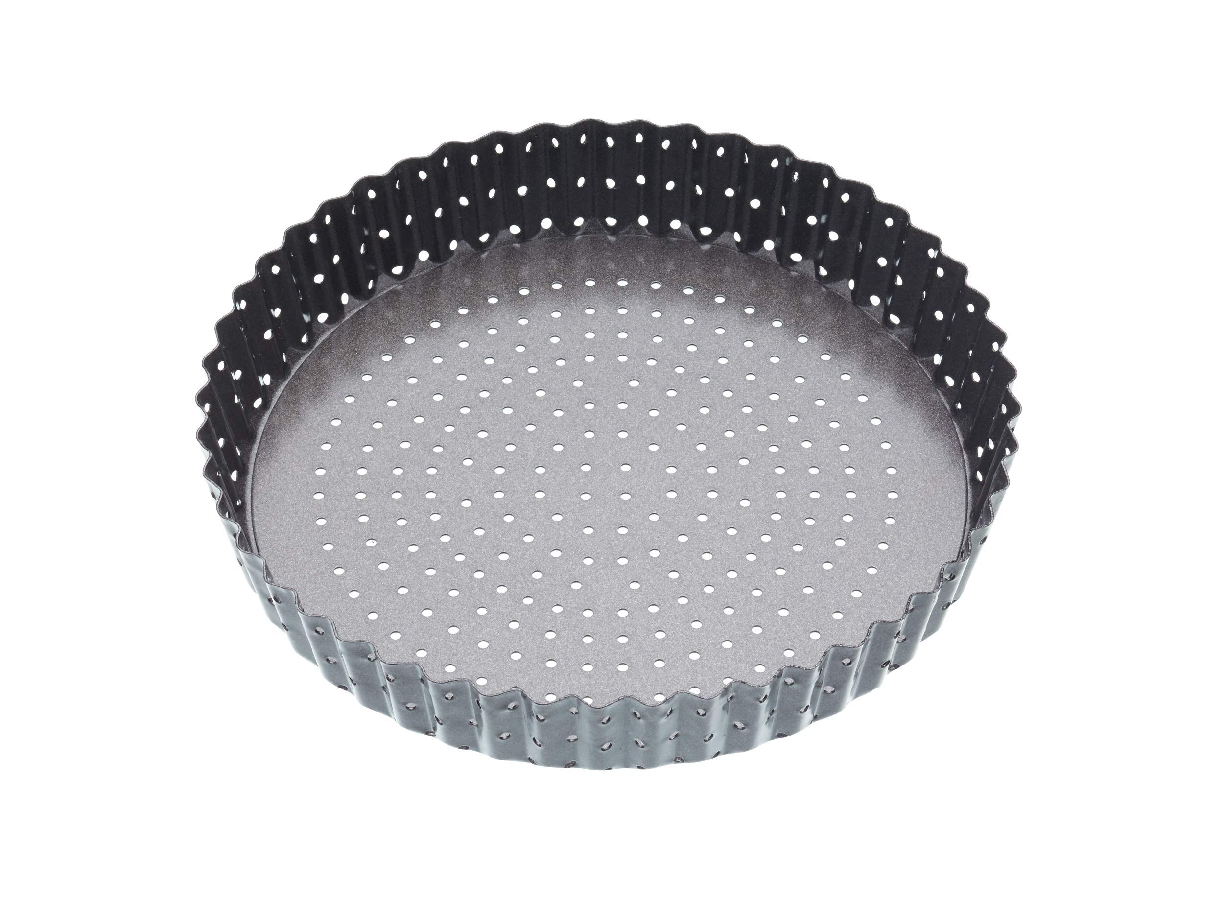 KitchenCraft MasterClass Crusty Bake Non Stick Pastry/Flan Tin, Grey, 20 cm