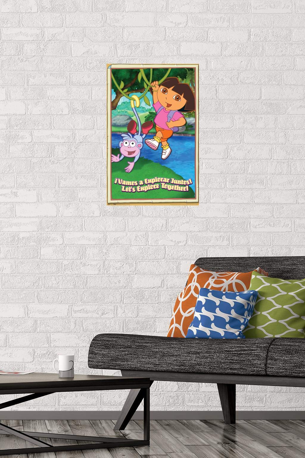 Trends International Dora The Explorer Wall Poster, 14.7" x 22.4", Premium Unframed Version, Model POD8676S