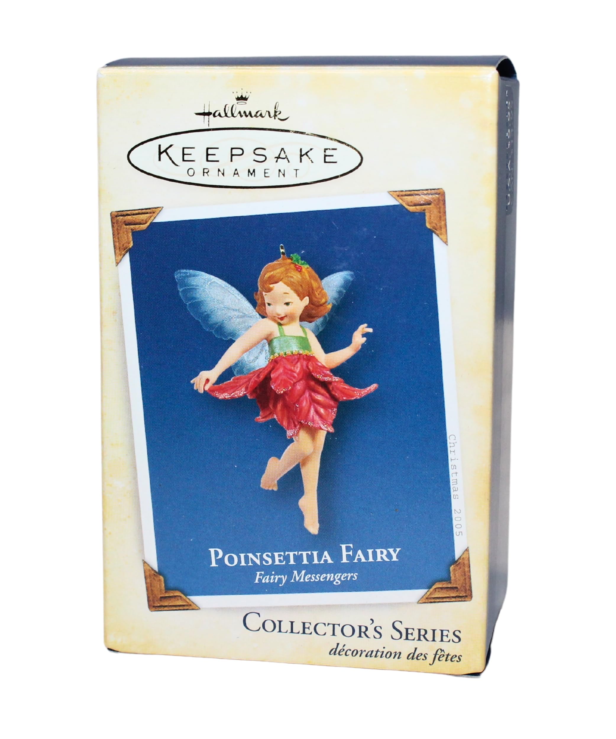 POINSETTIA FAIRY 2005 Hallmark Keepsake Ornament First in Fairy Messengers Series QX2145