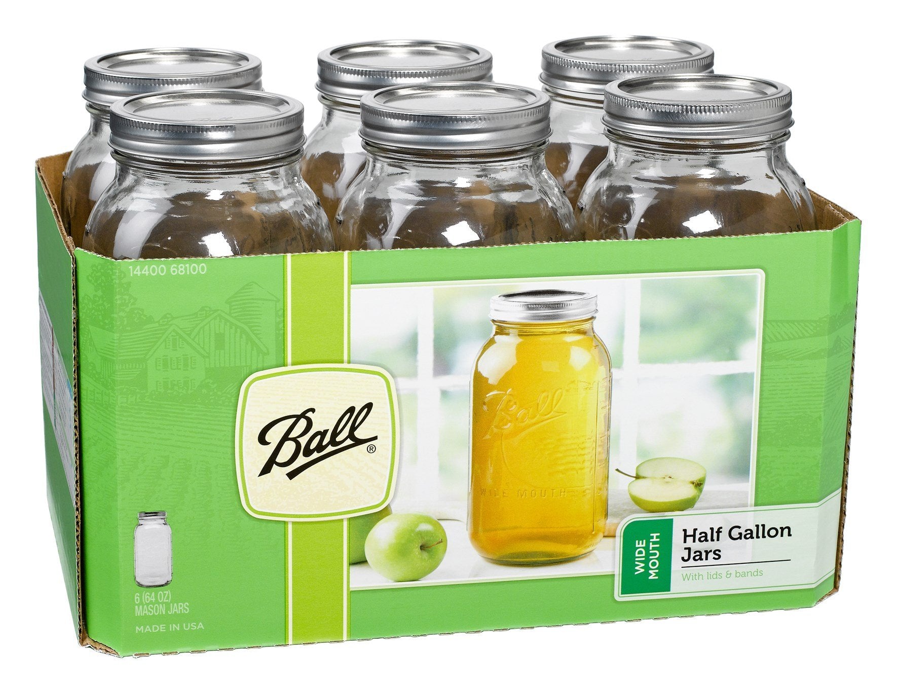 Jarden Ball Canning Jars, Clear