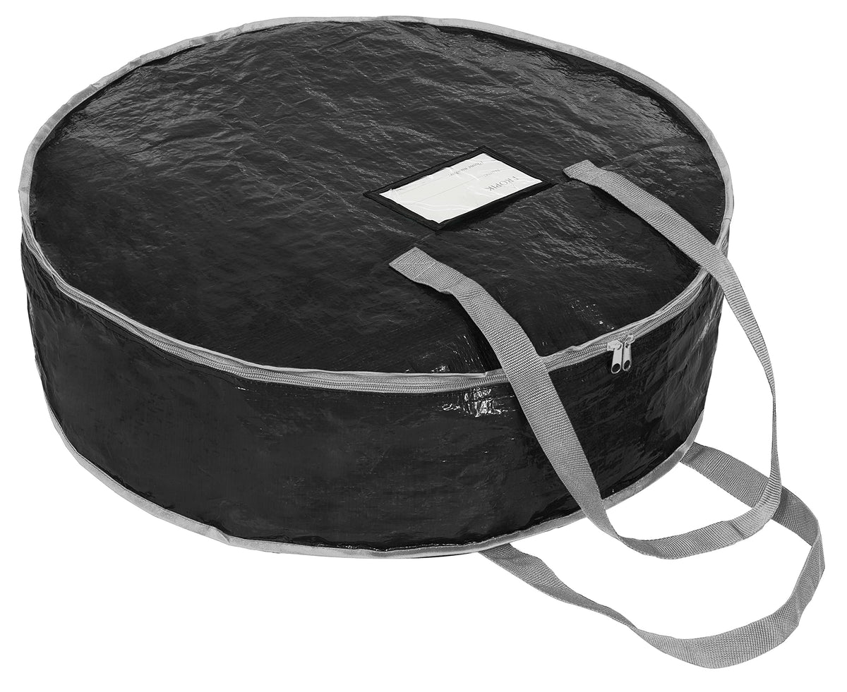 Propik Wreath Storage Bag 36 '' - Garland Holiday Container Tear Resistant Material - Easy Storage Featuring Heavy Duty Handles