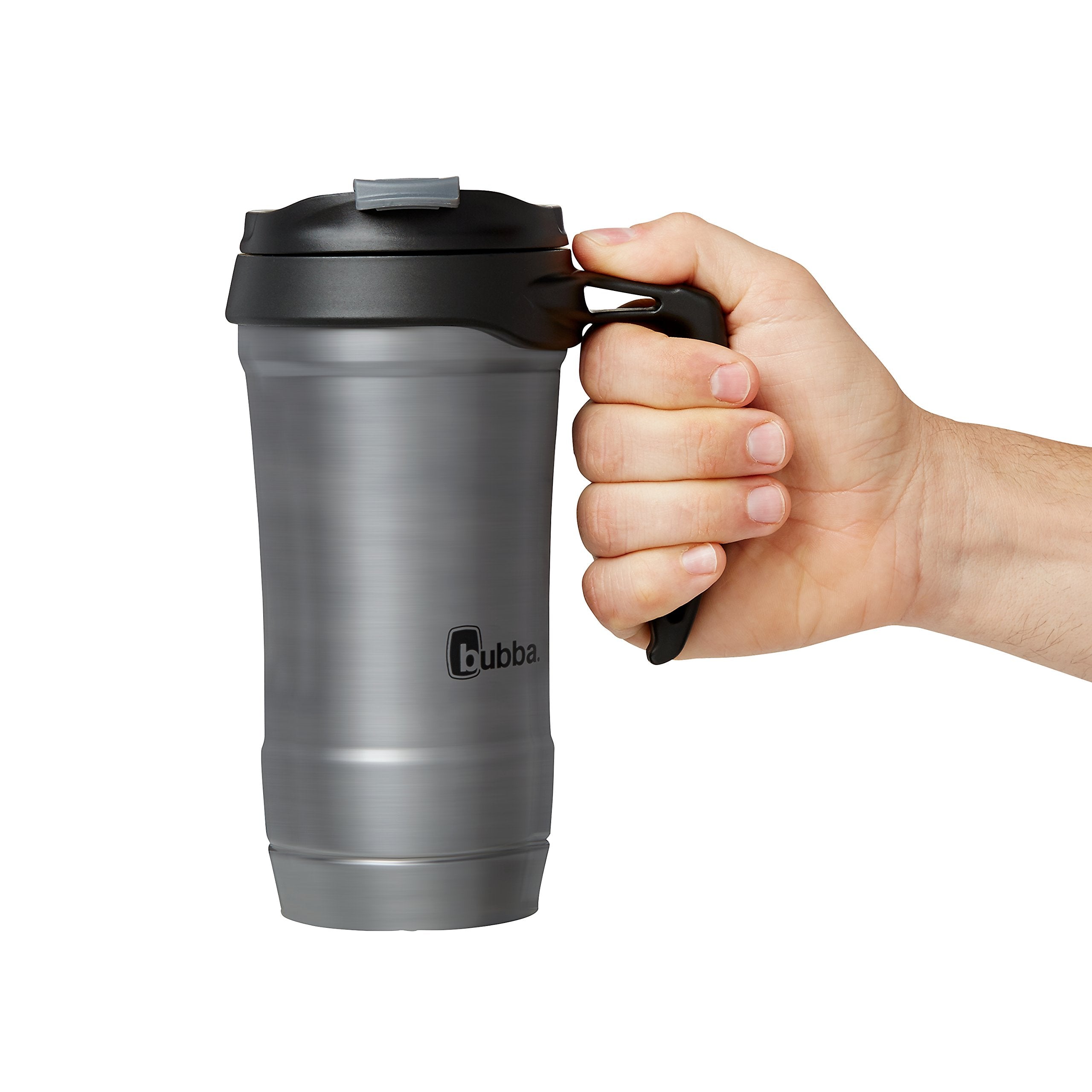 Bubba HERO 18 oz Vacuum-Insulated Travel Mug with Handle, Gunmetal, Model 20087