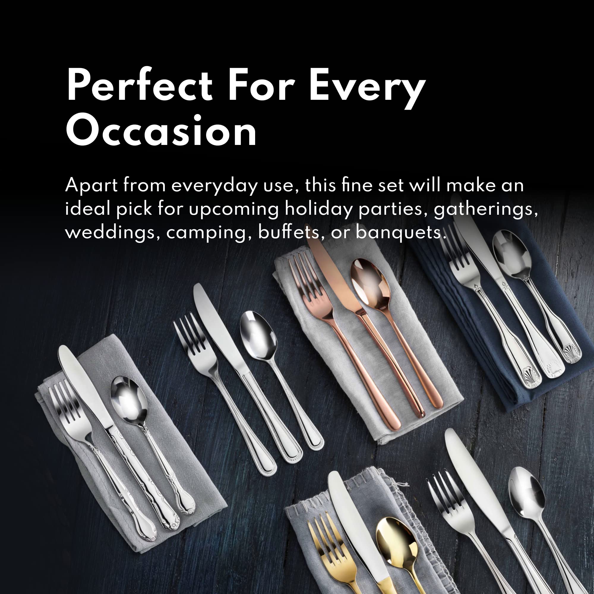 New Star Foodservice 58741 Rose Pattern, 18/0 Stainless Steel, Bouillon Spoon, 6.1-Inch, Set Of 12