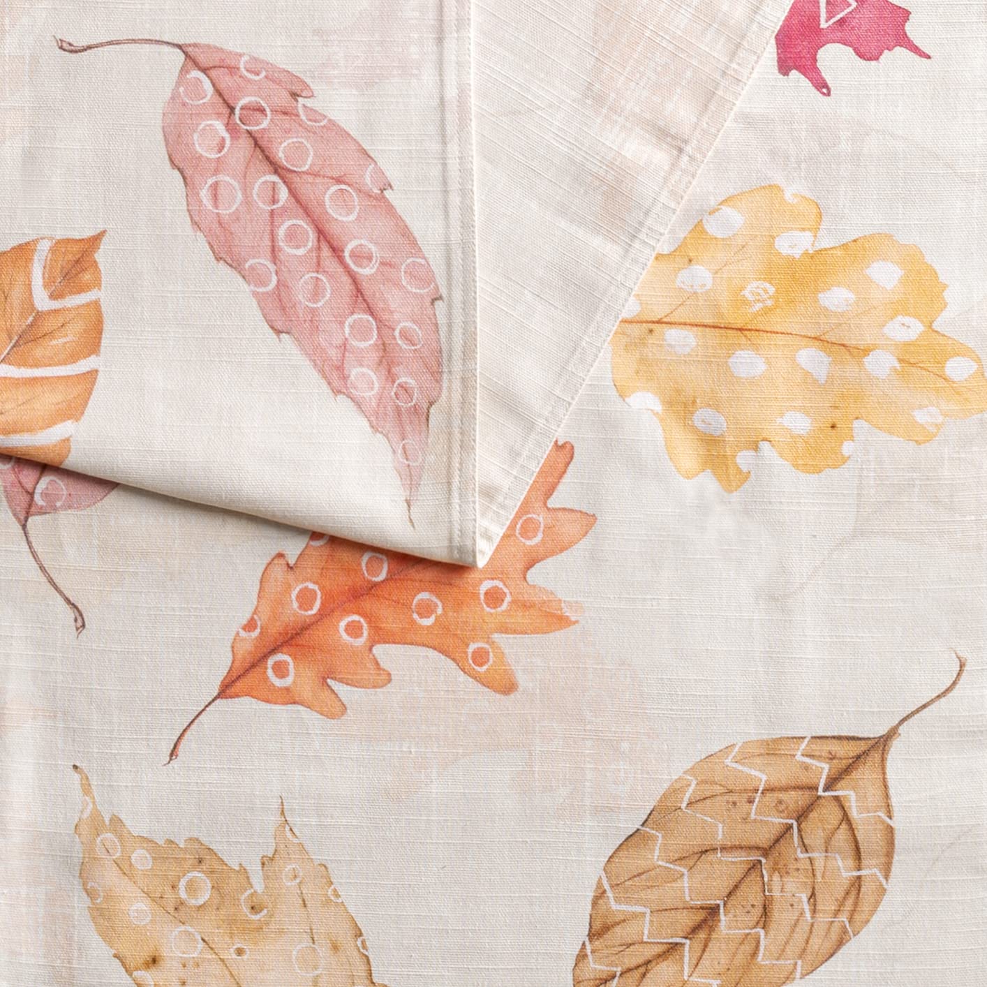 Maison D' Hermine Tablerunner 100% Cotton Table Runner Decorative Table Runners, Home, Buffet & Camping, Colors Of Autumn (Doubl