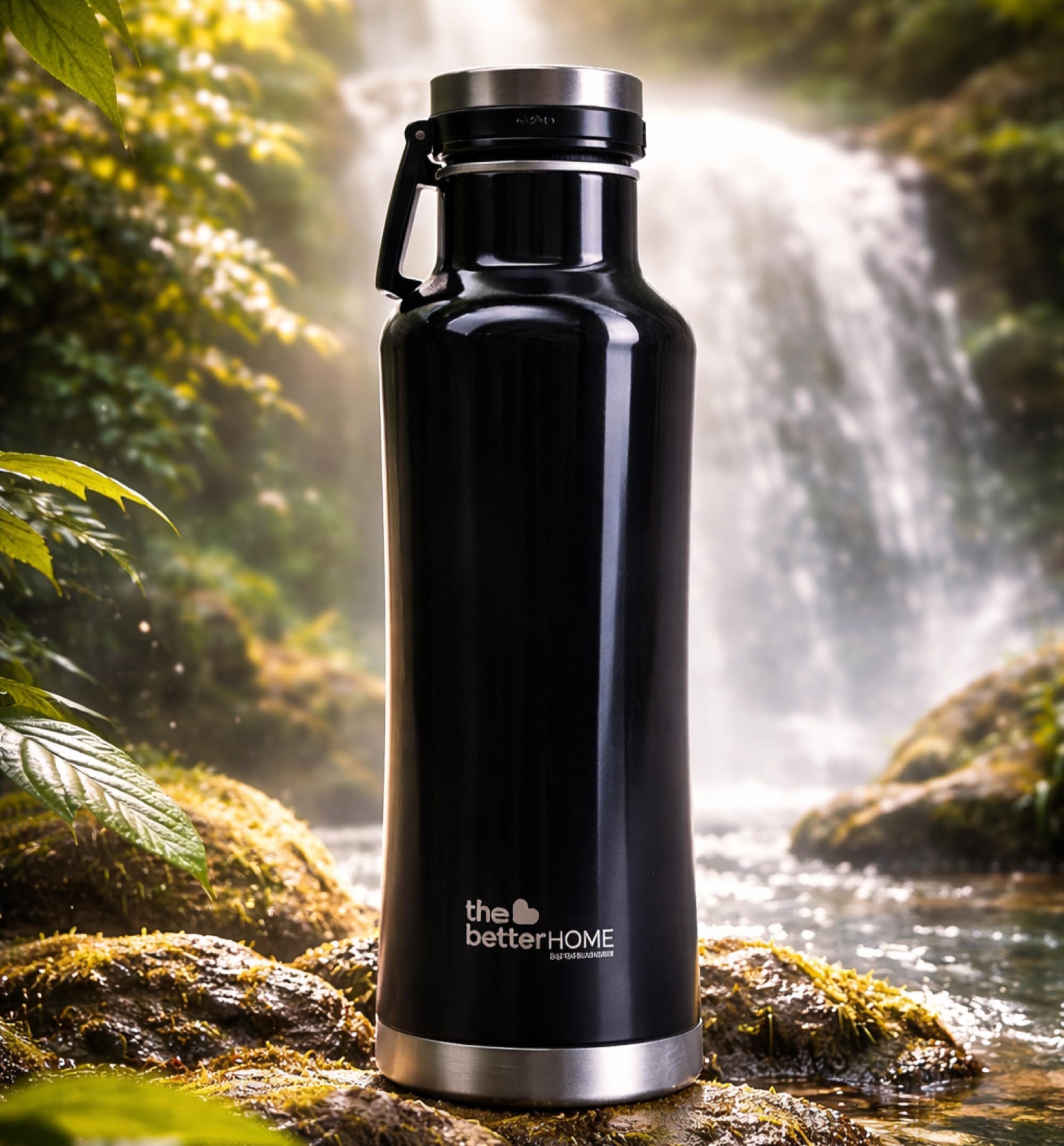 The Better Home Pulse | 900 Ml Stainless Steel Vacuum Insulated Printed Water Bottle | Insulation Upto 6-12 Hours | Bpa Free | G