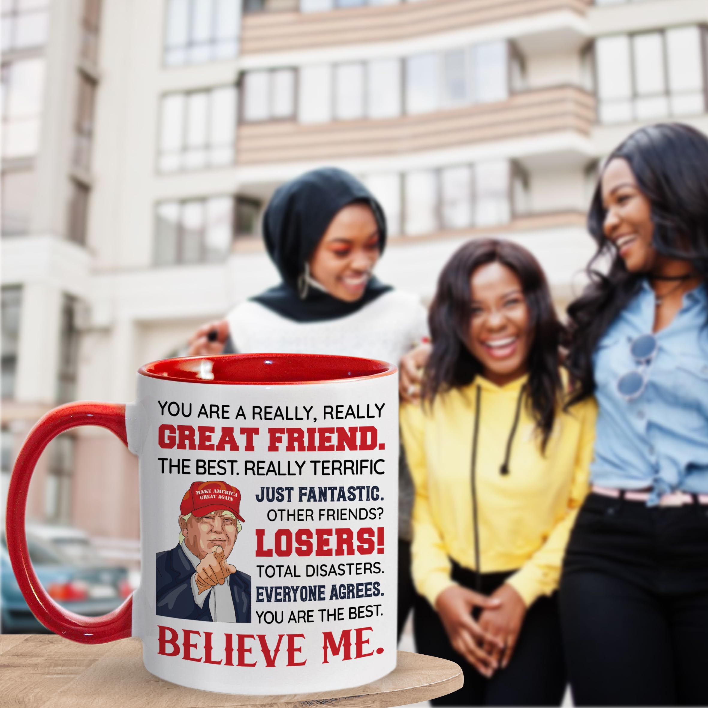 Viberty Best Friend Birthday Mug 11oz, Best Friend Gift For Women, Bestie Gifts For Women,Thoughtful Best Friend Gift For Christ