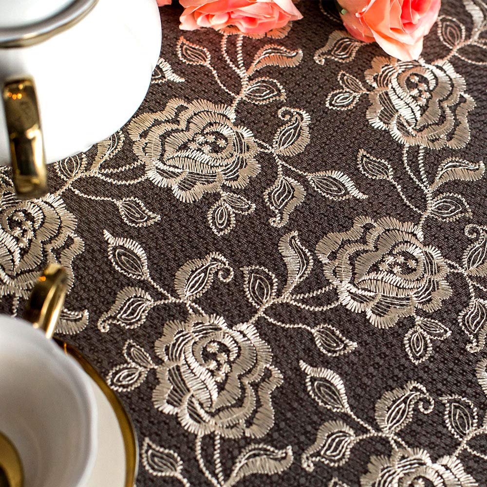 Artable Rectangular Table Cloth Lace Macrame Vintage Tablecloth Shabby Chic Embroidered Oblong Table Cover For Wedding Banquet H