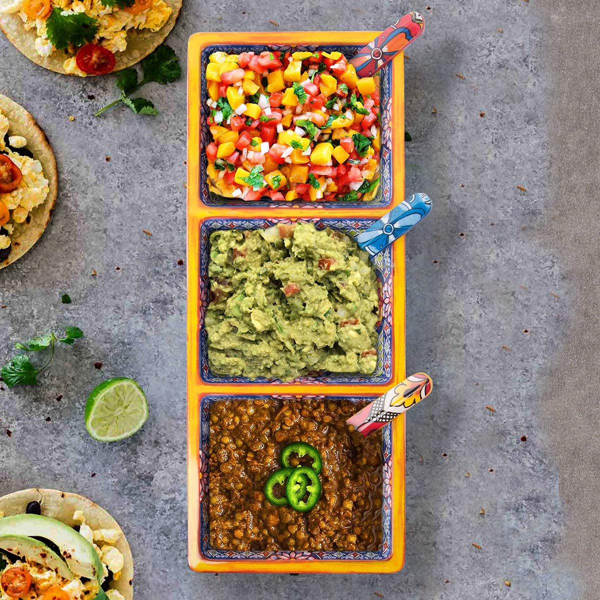 Prepara Taco Spoon  Blue  Set of 2