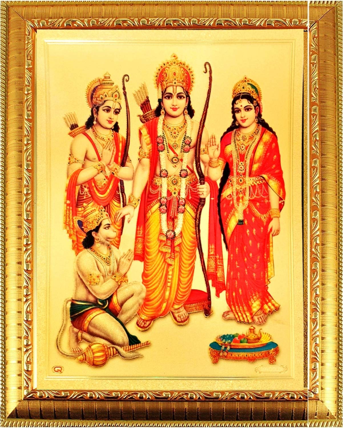 Suninow Ram Darbar Photo Frame For Pooja | Hindu Bhagwan Devi Devta Photo | God Photo Frames | Wall Dcor Photo Frame | Photo Fra