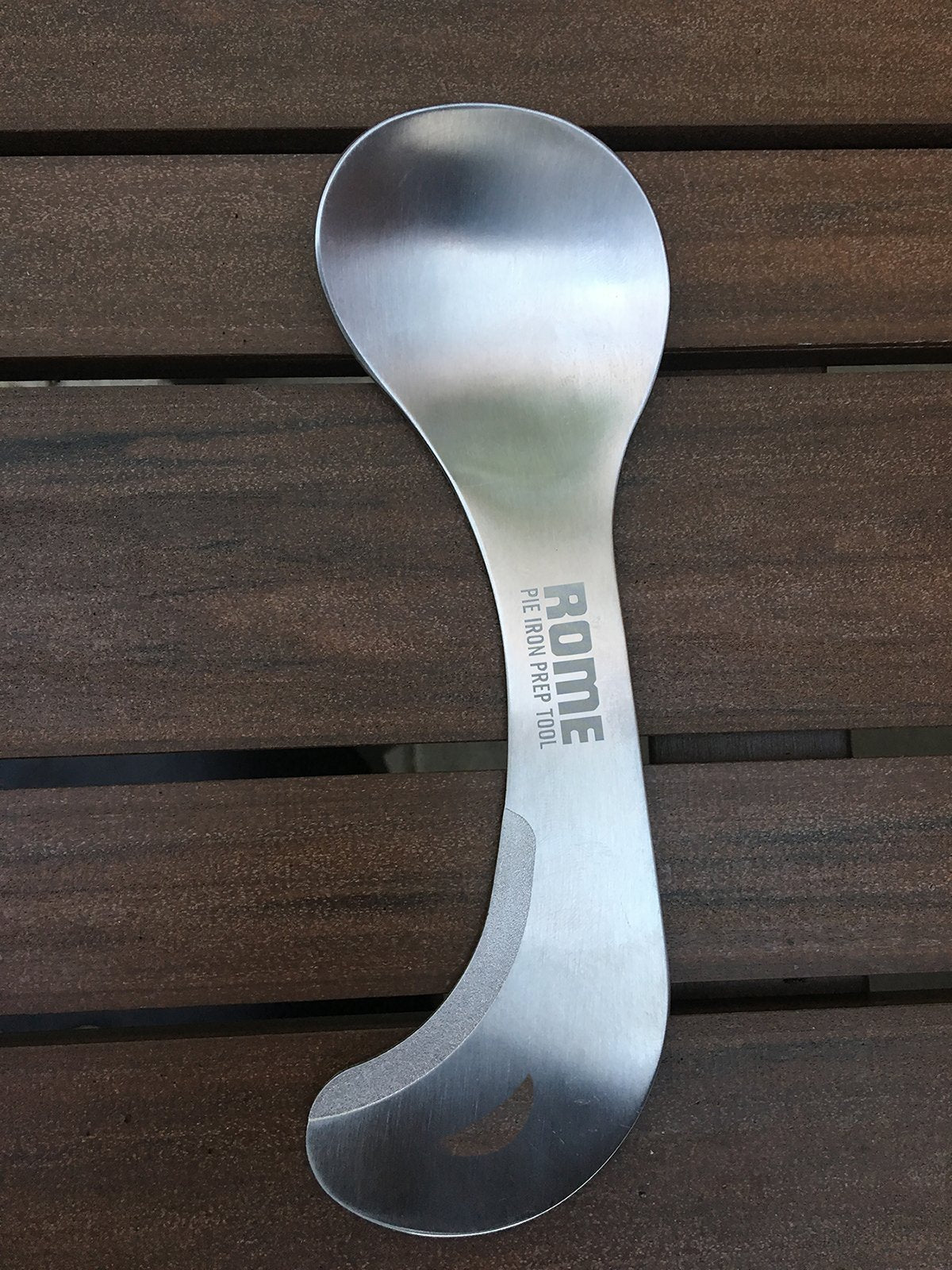 Rome Industries Pie Iron Prep Tool, 6.75'' X 2'', Stainless