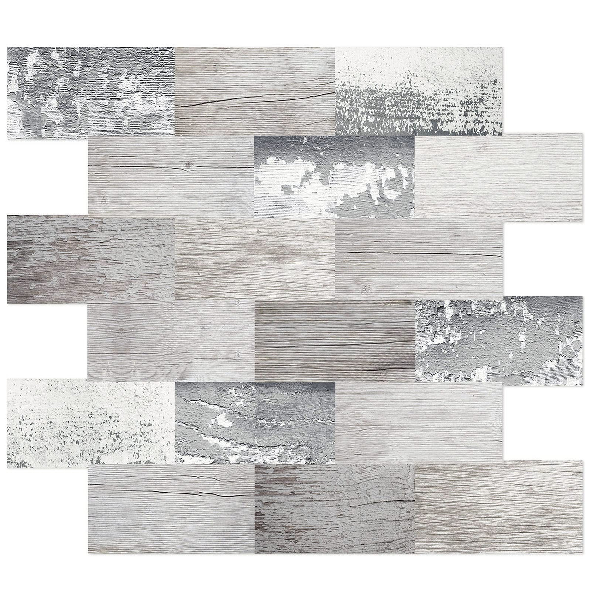 Dewoo Peel And Stick Tile Backsplash 11.4''X13.5'' Pvc Wall Tiles, Stick On Backsplash For Kitchen, Bathroom Tile, Fireplace D