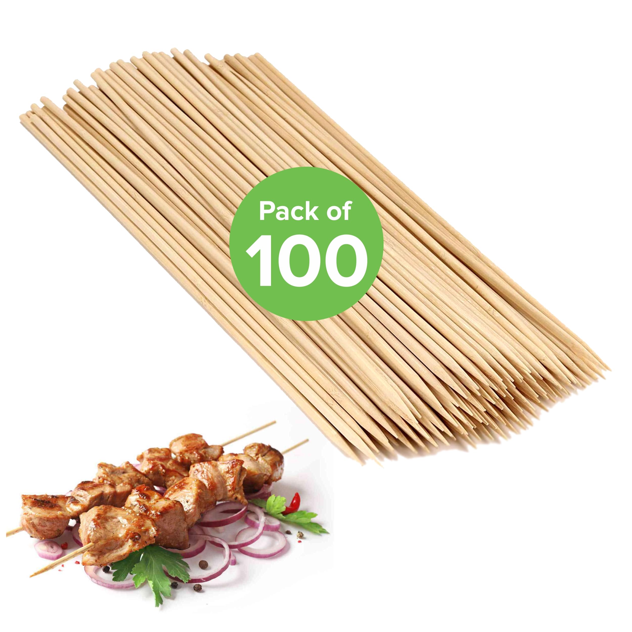 Perfect Stix Wooden Kabob Stick Skewers 12'' X 11/64'' ( Pack Of 100)