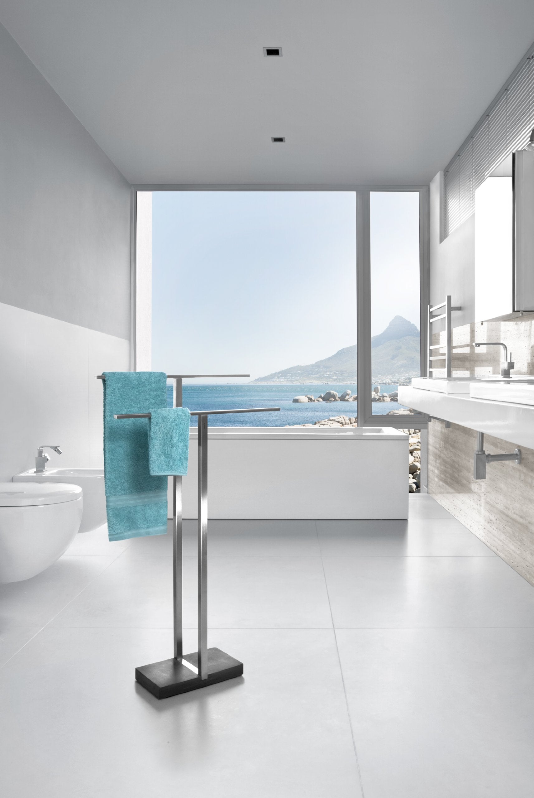 Blomus Menoto Free Standing Towel Rack - Stainless