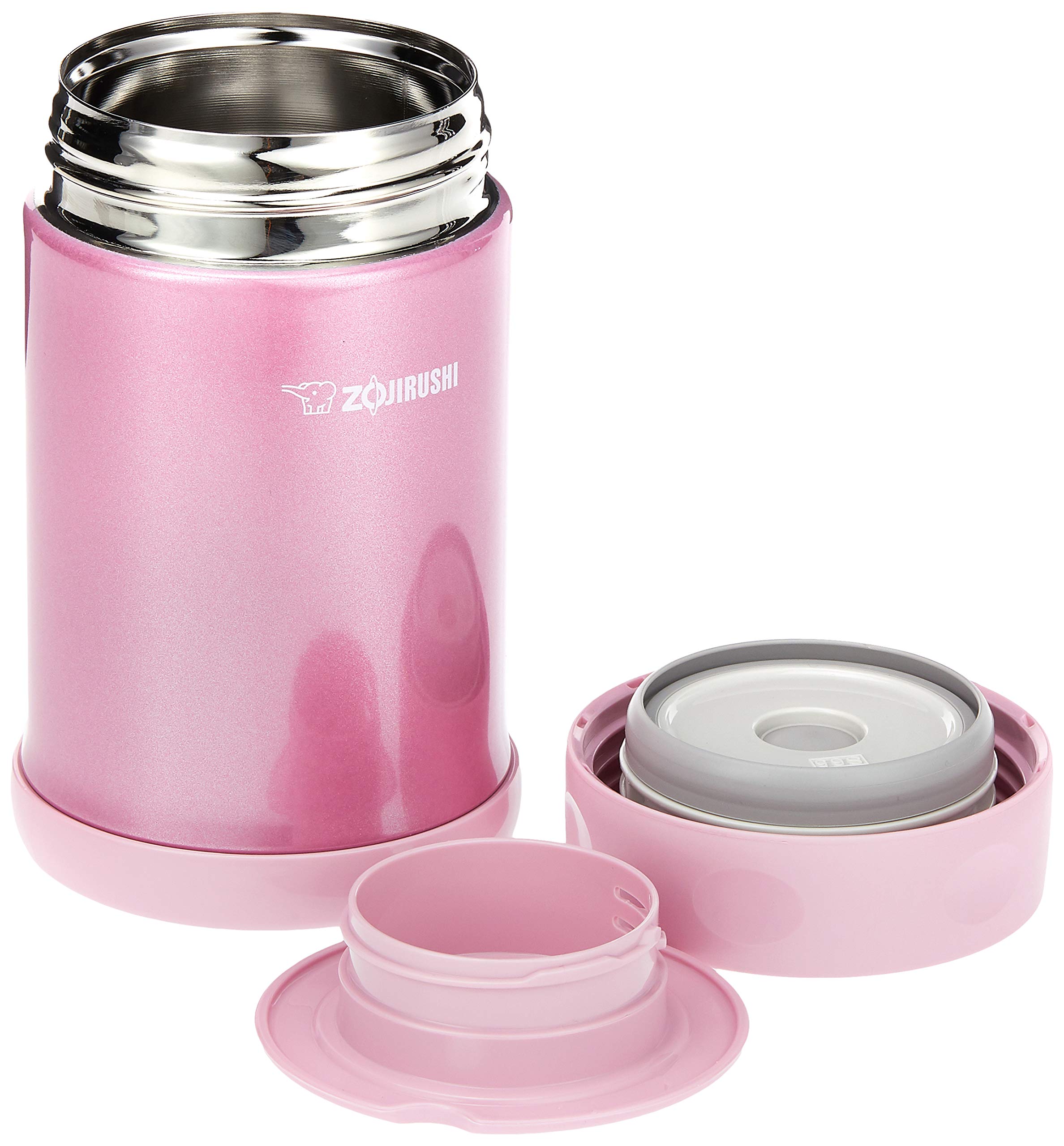 Zojirushi Stainless Steel Food Jar, 16.9-Ounce, Pink