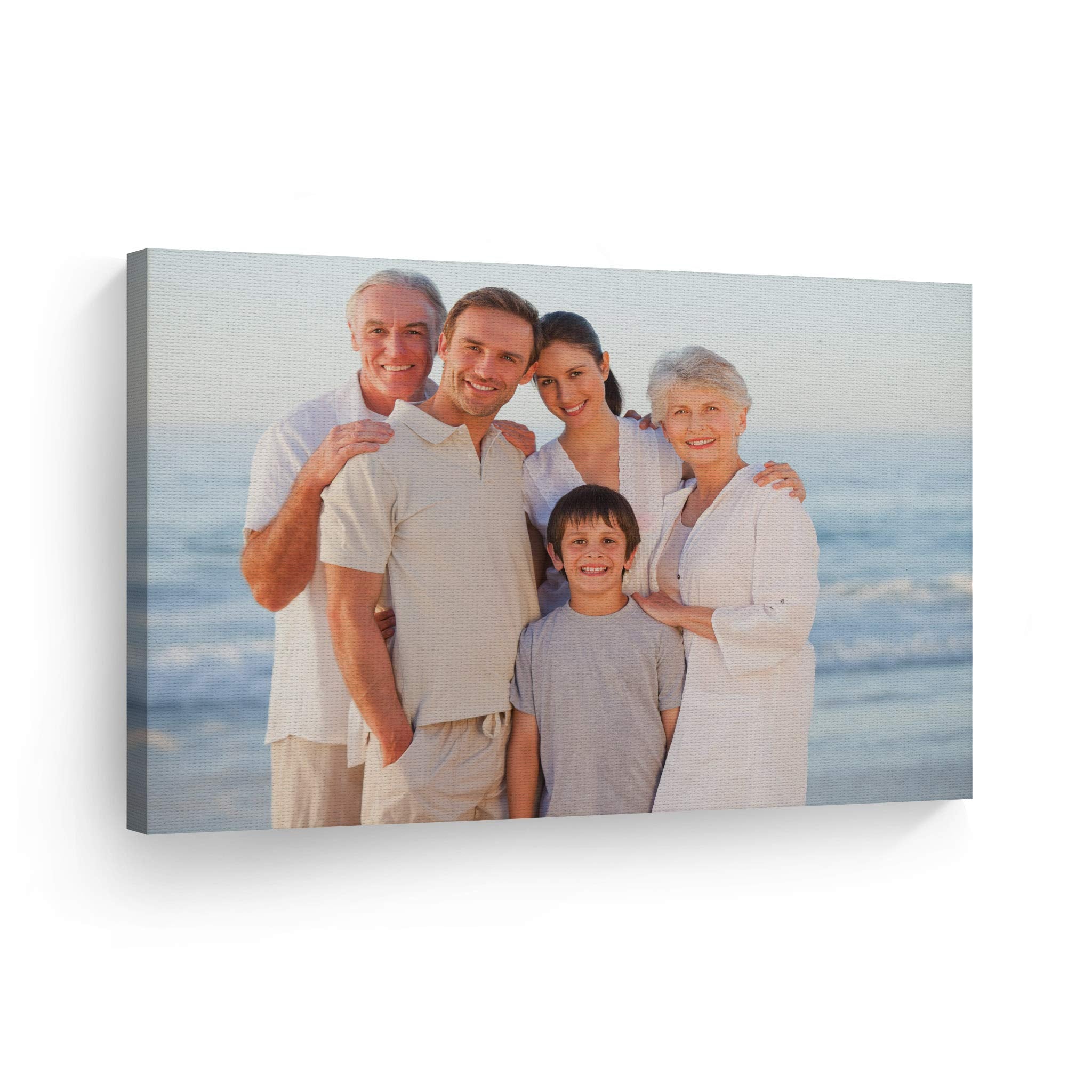 Smile Art Design Custom Canvas Prints With Your Photos, Personalized Canvas Pictures Custom, Custom Canvas Prints, Photo Canvas,