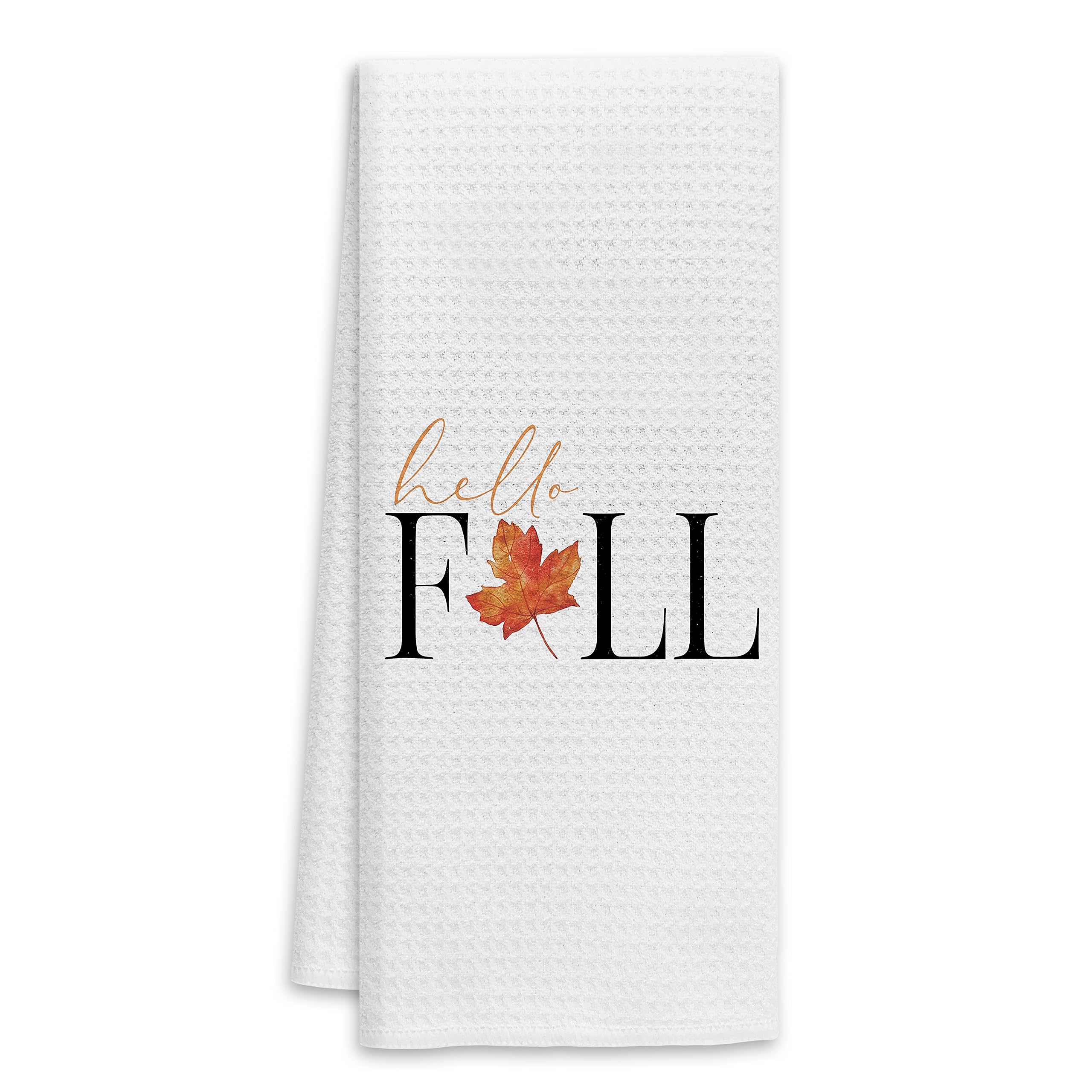 Voatok Fall Kitchen Towels, Autumn Fall Hand Towels Maple Leaves Thanksgiving Decorations, Fall Dish Towels Dish Cloths For Kitc