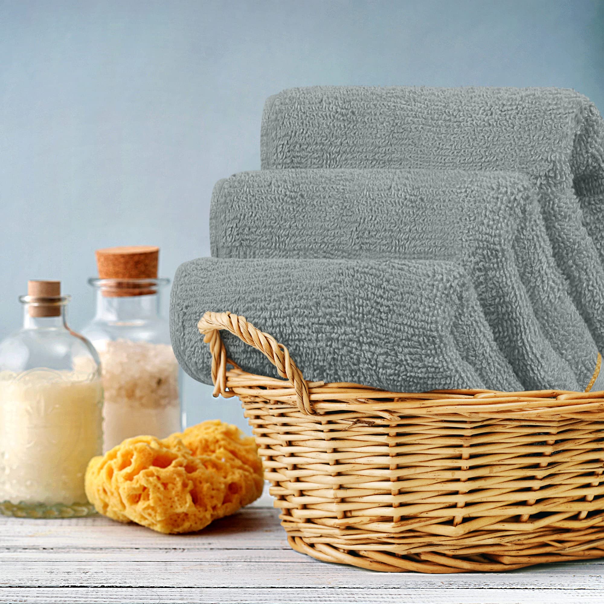 Utopia Towels 12 Pack Premium Wash Cloths Set (12 X 12 Inches) 100% Cotton Ring Spun, Highly Absorbent And Soft Feel Washcloths