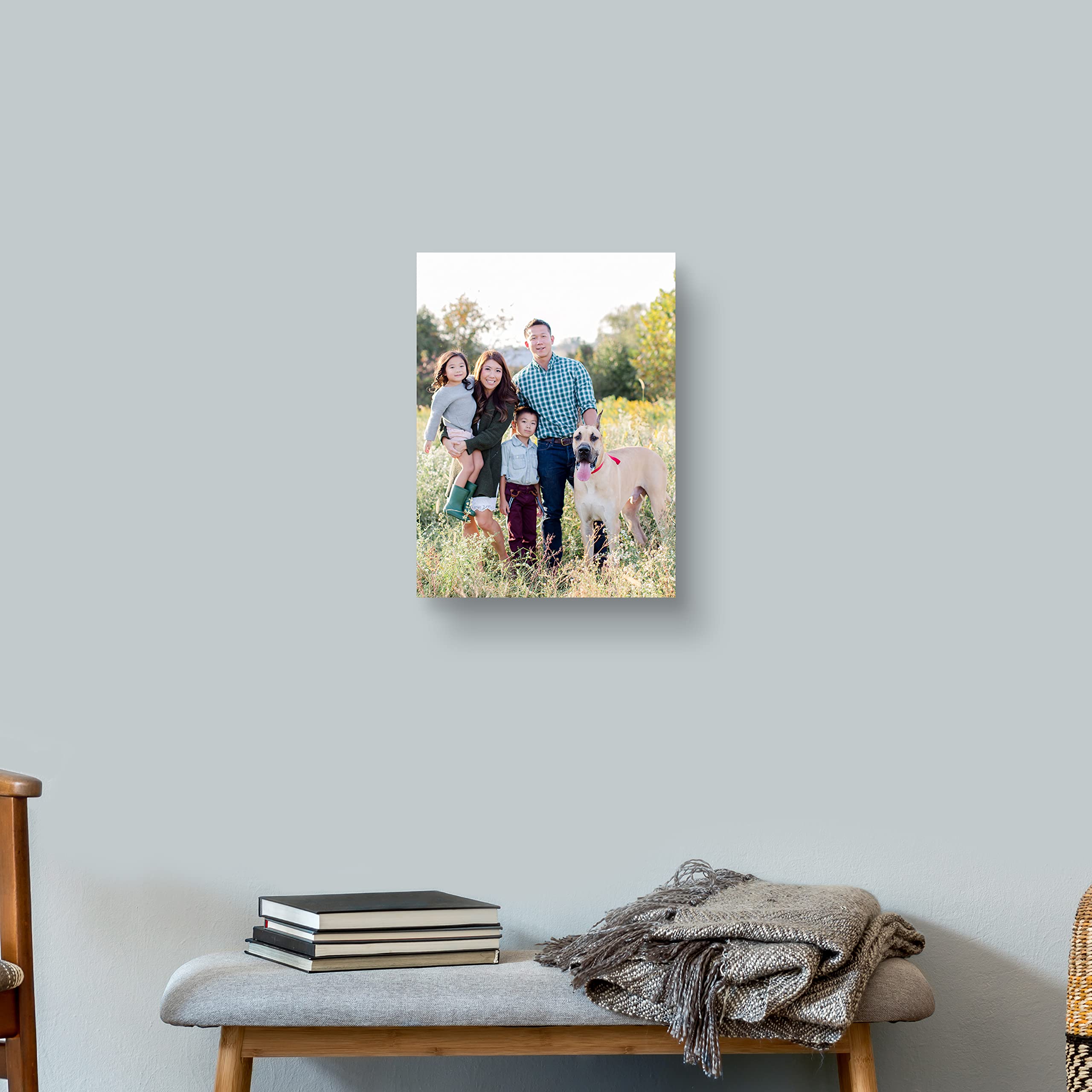 Let'S Make Memories Custom Photo Canvas - Personalized Home D  Cor - Portrait - Premium Quality Wall Art - 9X12