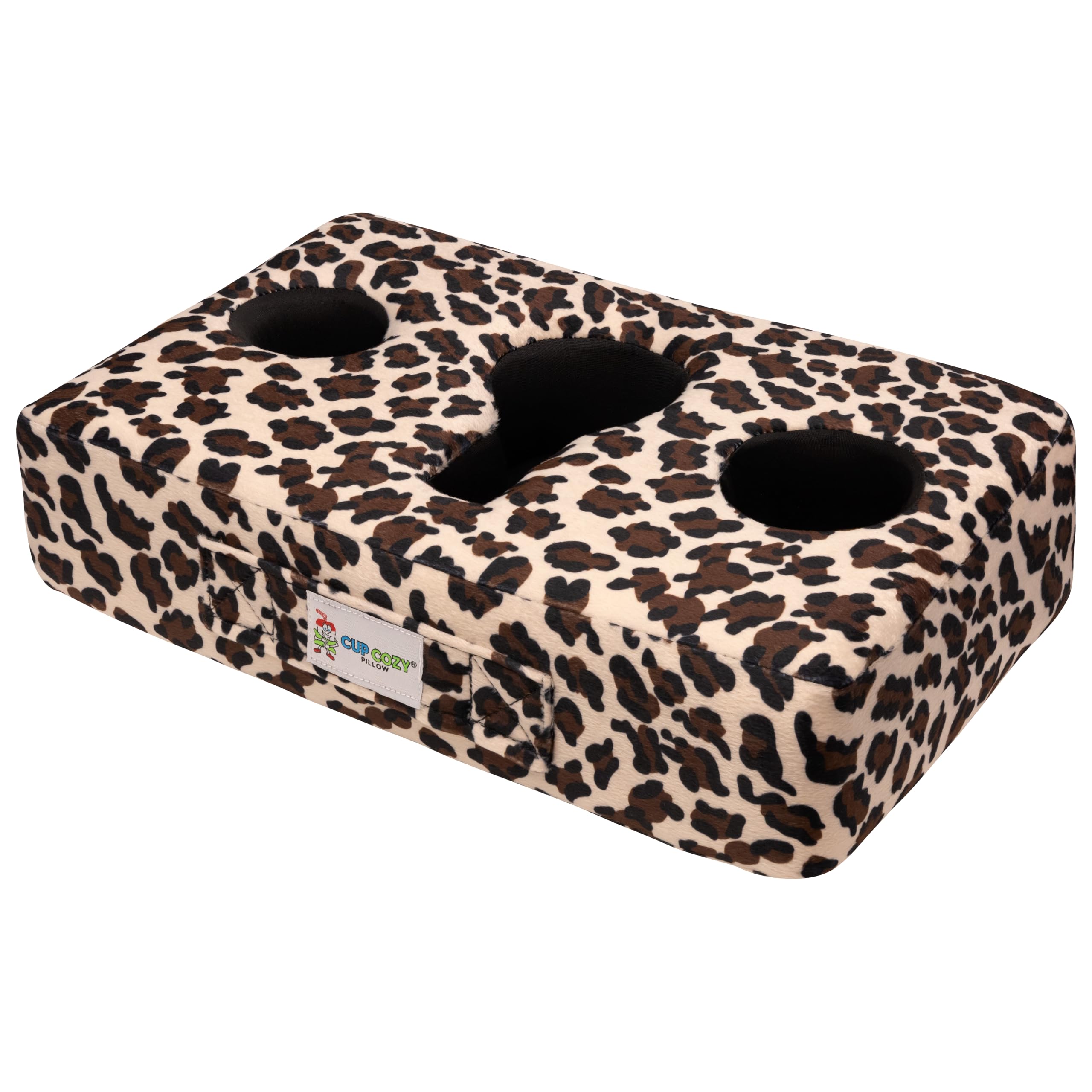 Cup Cozy Pillow (Cheetah)- *As Seen On Tv* -The World'S Best Cup Holder! Keep Your Drinks Close And Prevent Spills. Use It Anywh