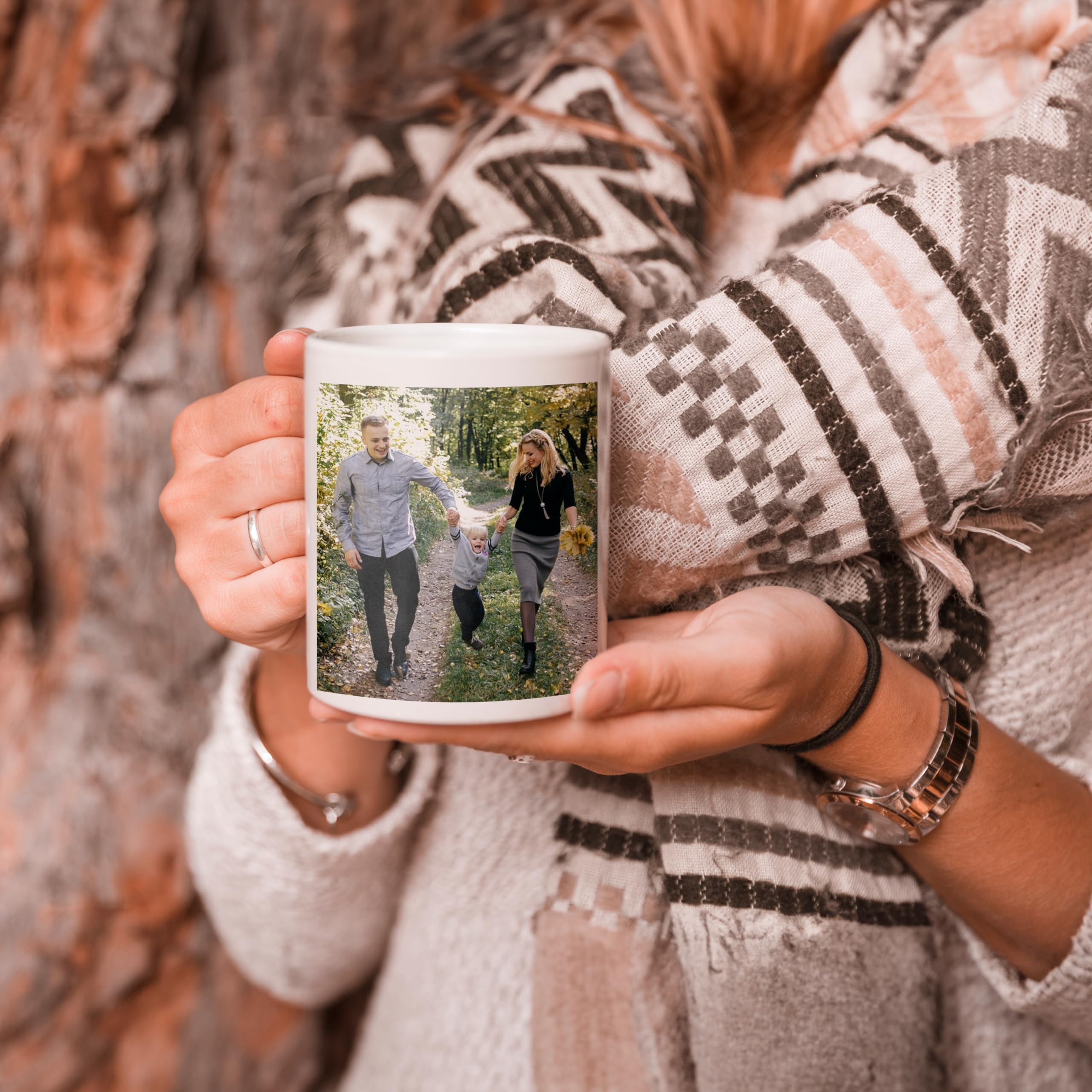 Custom Coffee Mugs - Personalized Ceramic Tea Cups With Text, Picture, Logo, Image - Unique Gift For Men Women Couples - 11 & 15