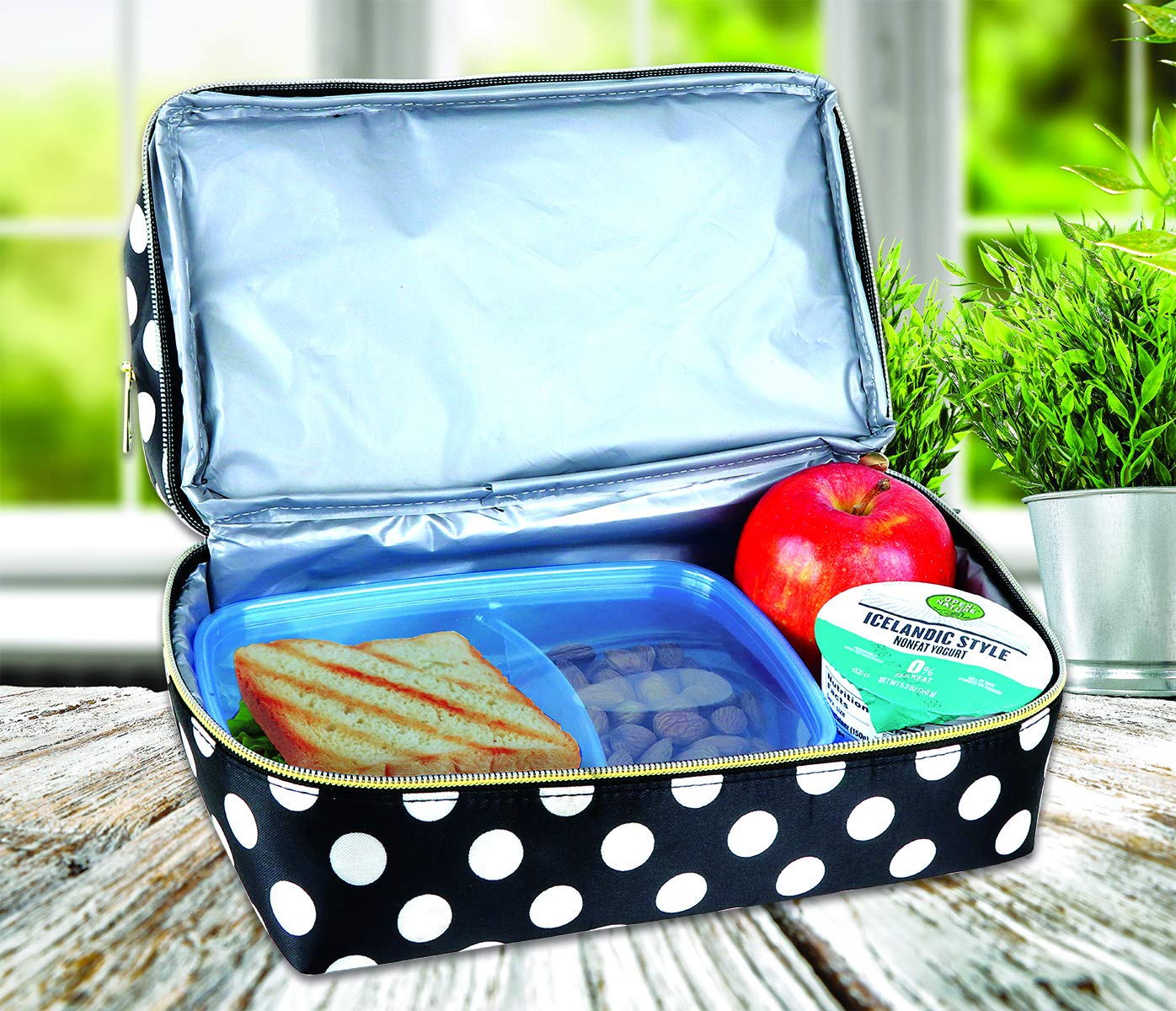 Tempamate Women'S Insulated Multi-Compartment, Twist & Shout, 11.25''X10''X5.75''