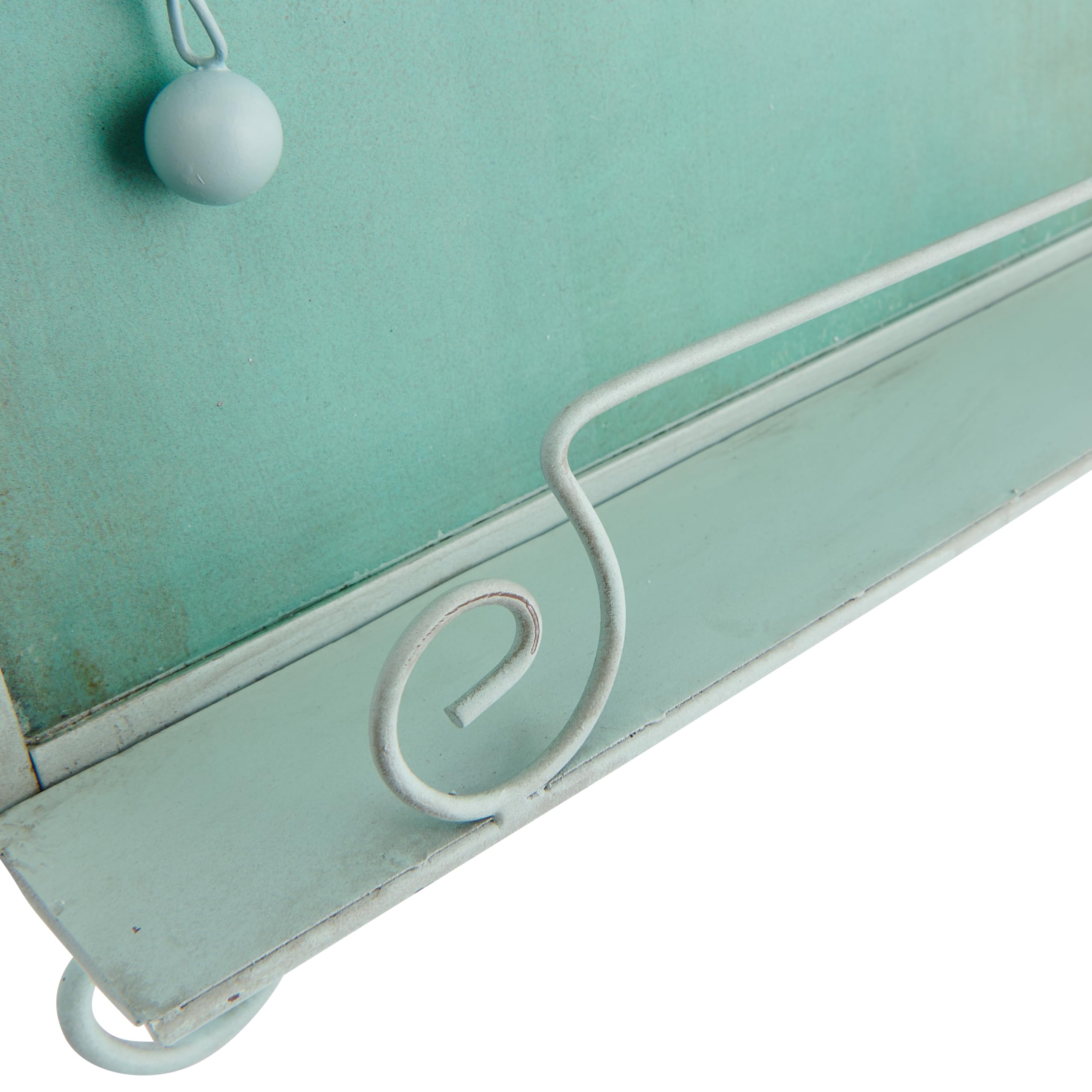 Creative Co-Op Metal Cookbook Holder, Blue