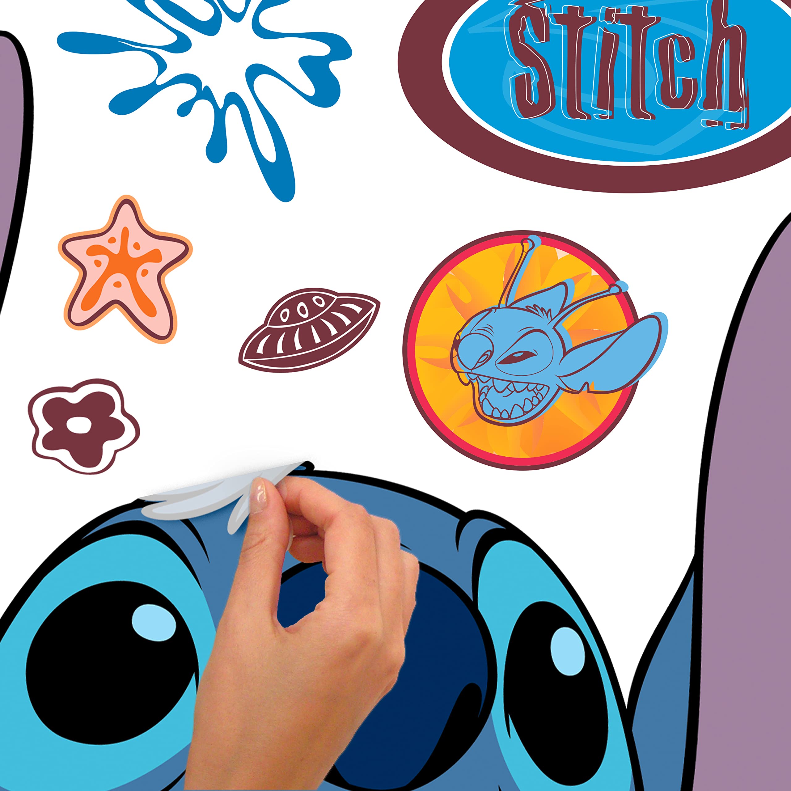 Roommates Disney Stitch Giant Peel & Stick Wall Decals By Roommates, Rmk5110Gm