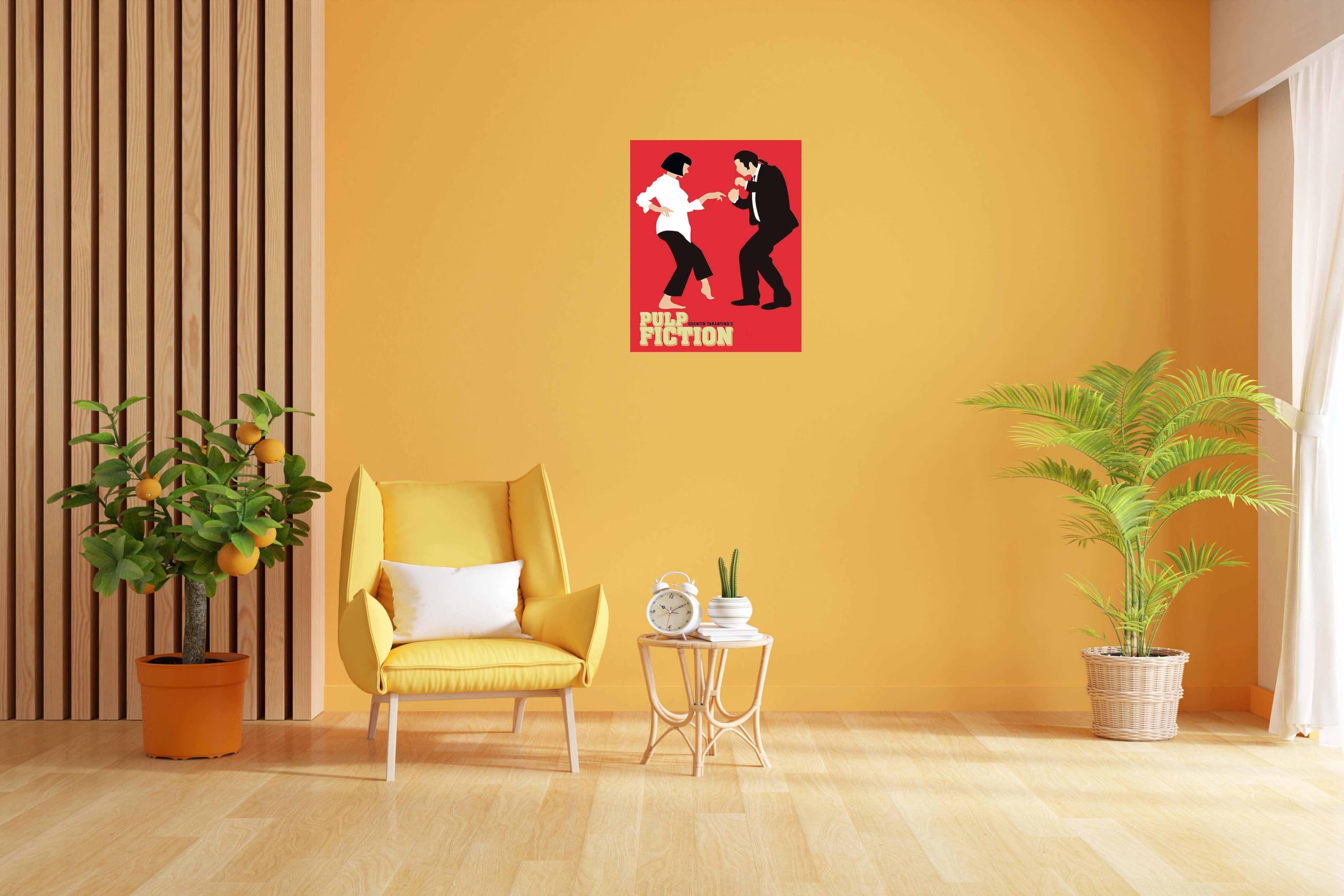 BALDAU PRINTS Pulp Fiction Movie Poster for Room (12x18 Inch, 300 GSM Paper, Gloss Finish, Multicolor) F-28