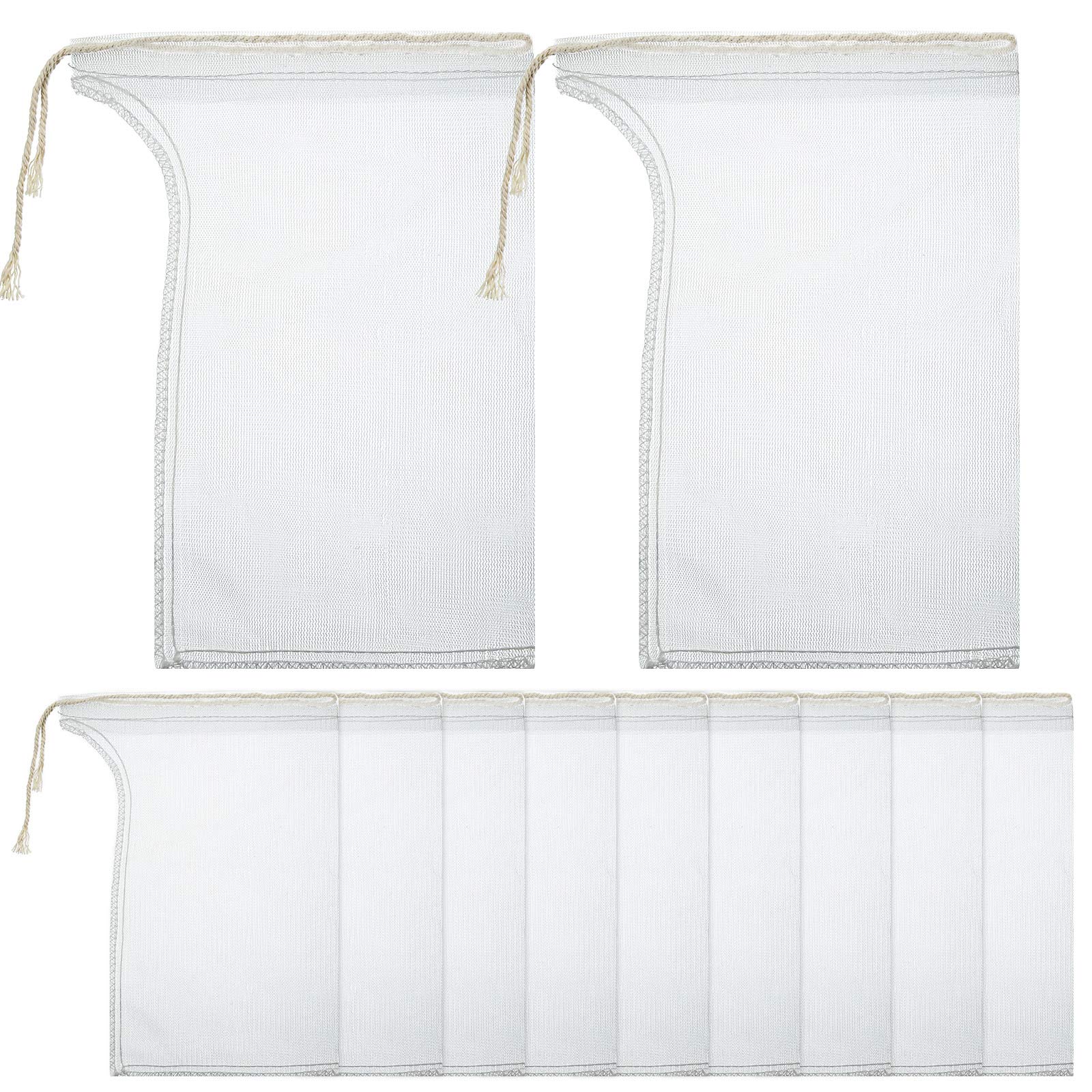 Compost Tea Bag, Pump Strainer Bag With Drawstring, Mesh Filter Bag, 600 M For Prevents Clogging During The Straining Process (1