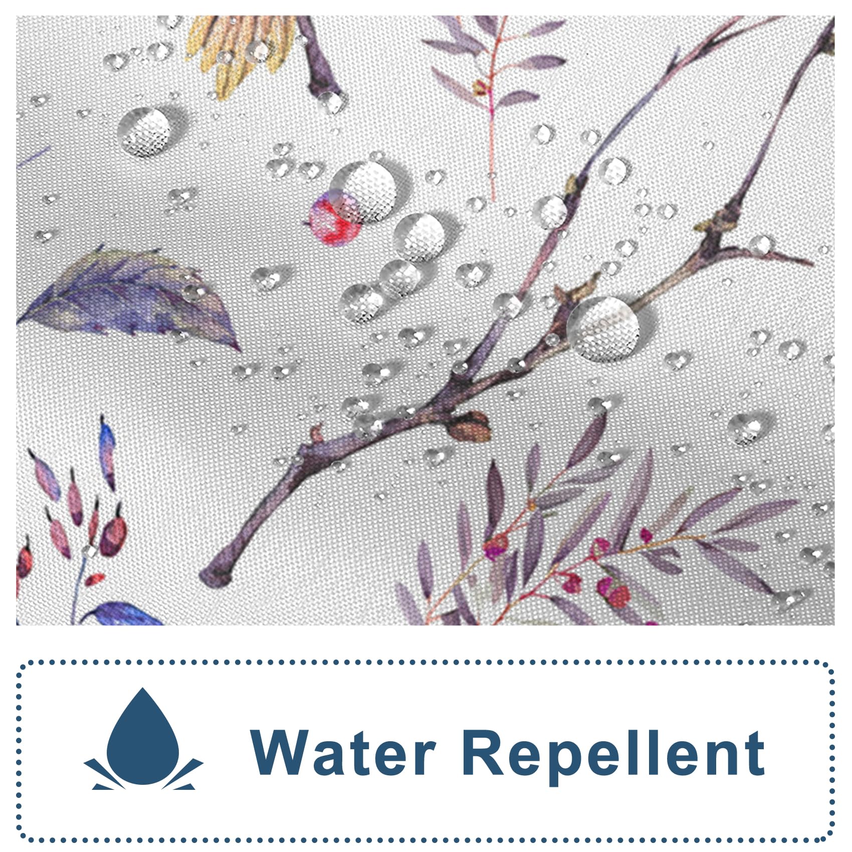 Awert Bird Shower Curtain With Hooks Colorfur Cheery Birds On Tree Branch Shower Curtain For Bathroom Waterproof Fabric Bathroom